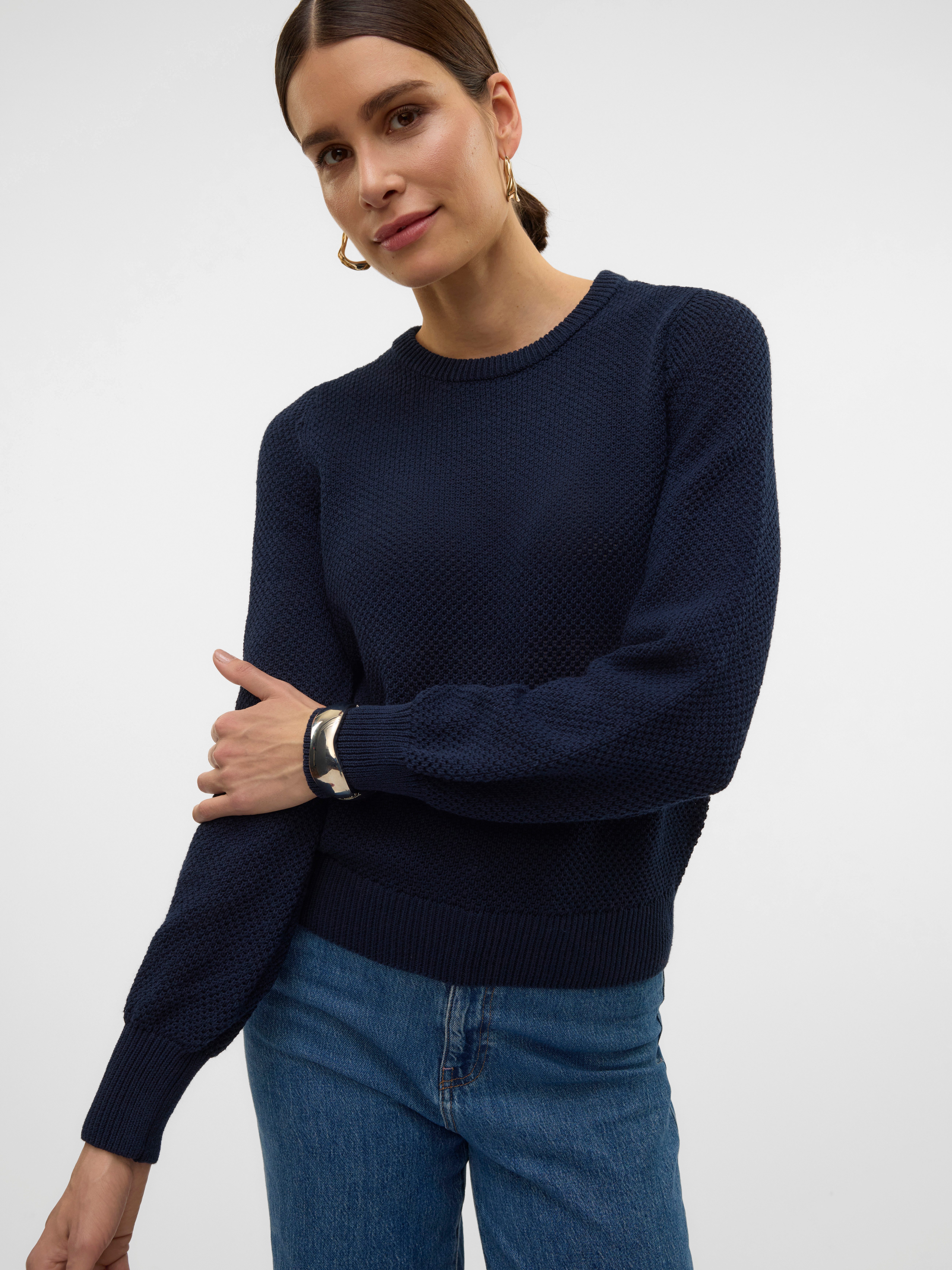 Vero Moda Rundhalspullover VMAMAZING LS O-NECK PULLOVER BOO günstig online kaufen