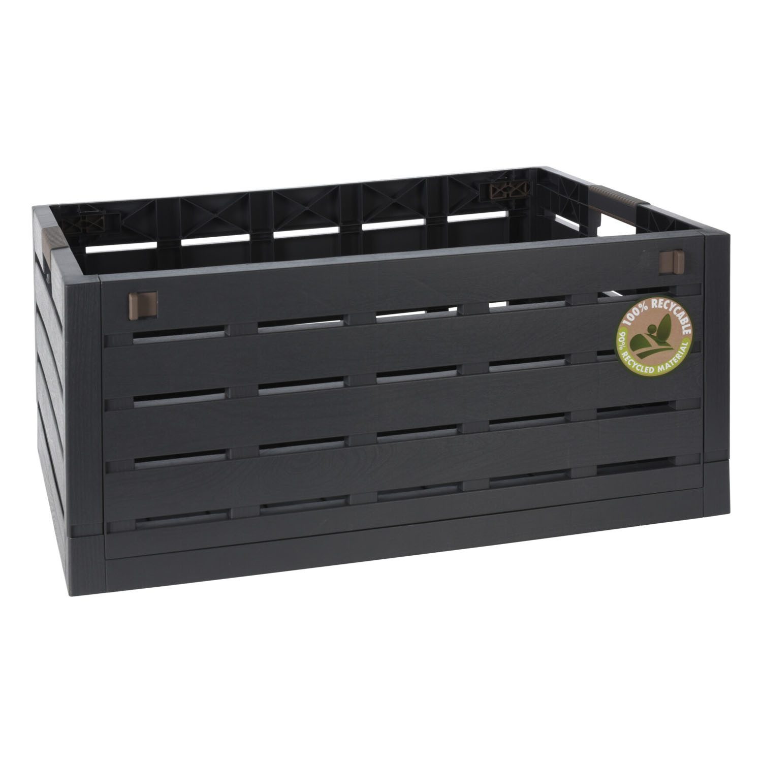 Mojawo Uhrenbox Klappbox stapelbar 60L Transportbox max 50Kg B59xL39xH27cm