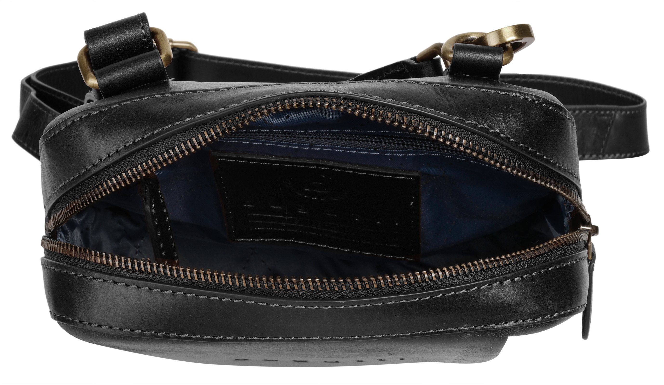 bugatti Umhängetasche REMO, echt Leder