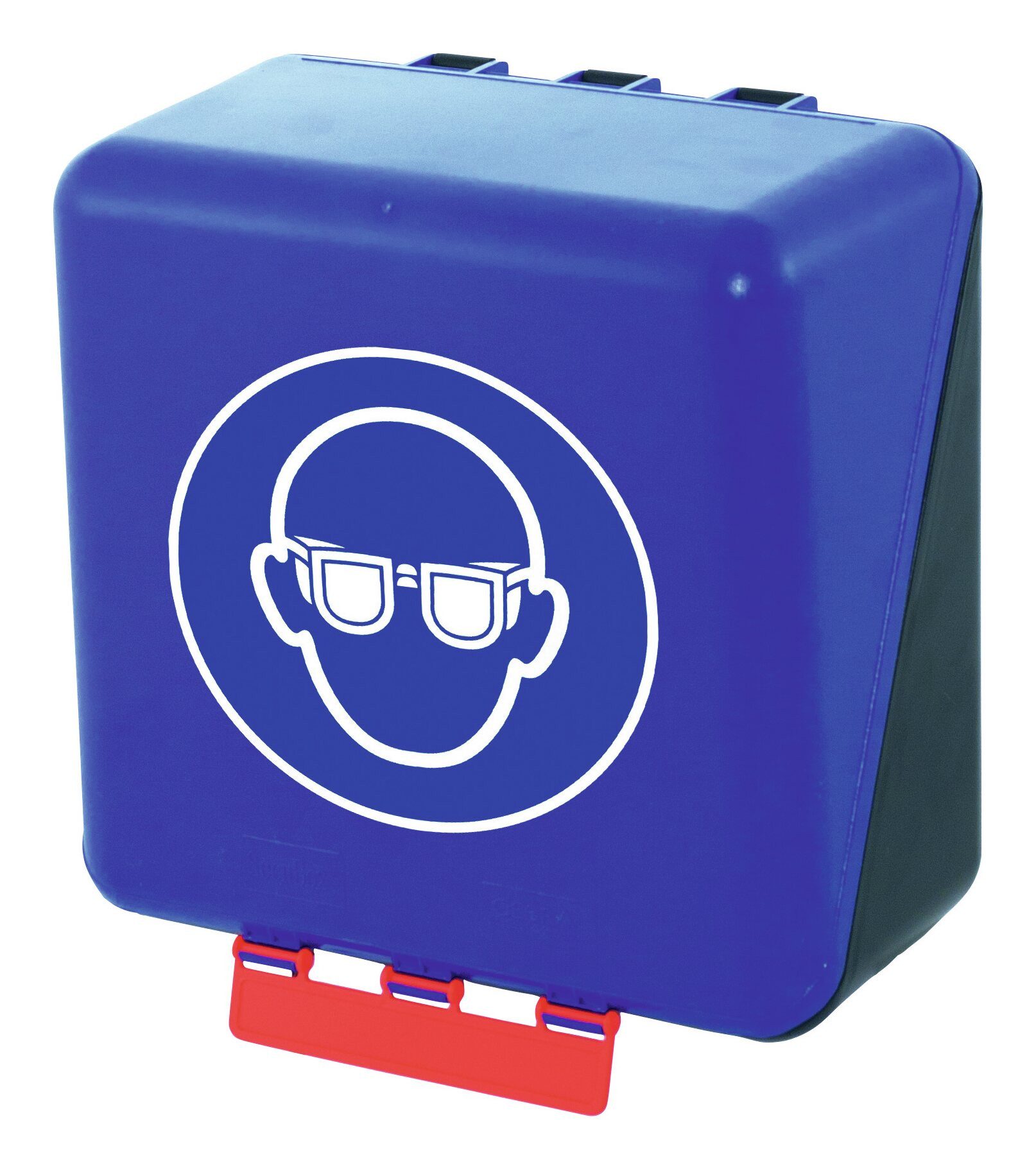 GEBRA Aufbewahrungsbox, SECU Midi Standard, für Augenschutz, blau