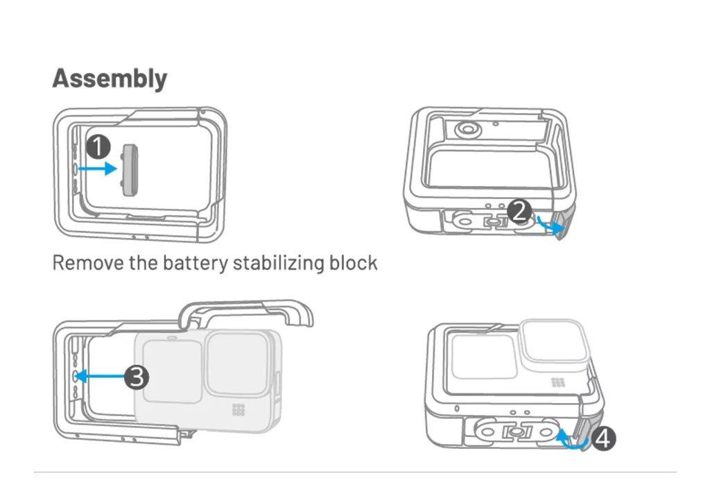 STARTRC Kamerazubehör-Set Für GoPro 12 11 10 9 Kamerakäfig Schutzkäfig Reichhaltige Erweiterung