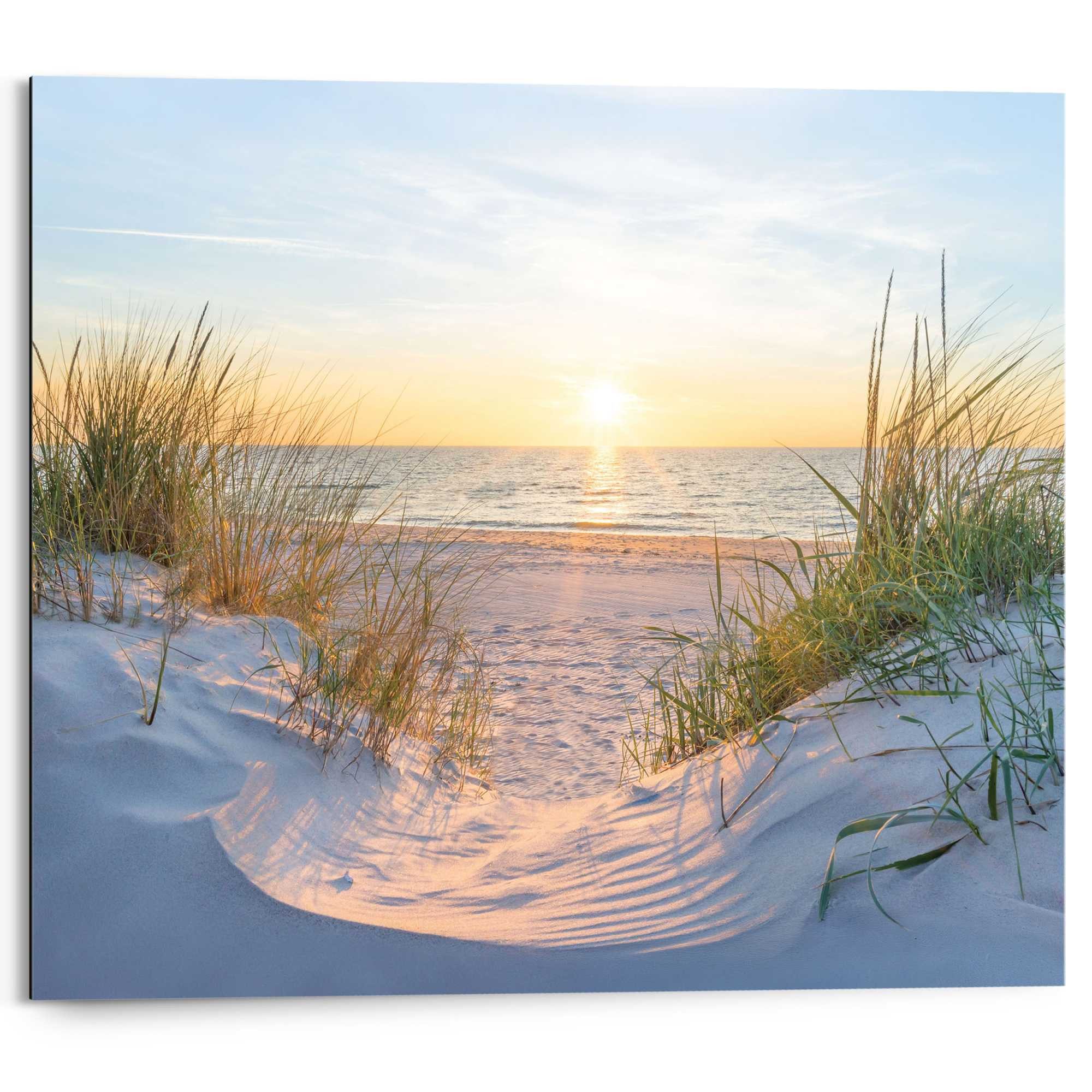 Reinders! Deco-Panel Sonnenuntergang, Wohnzimmer - Beige - MDF - Wasser - 50x40 cm