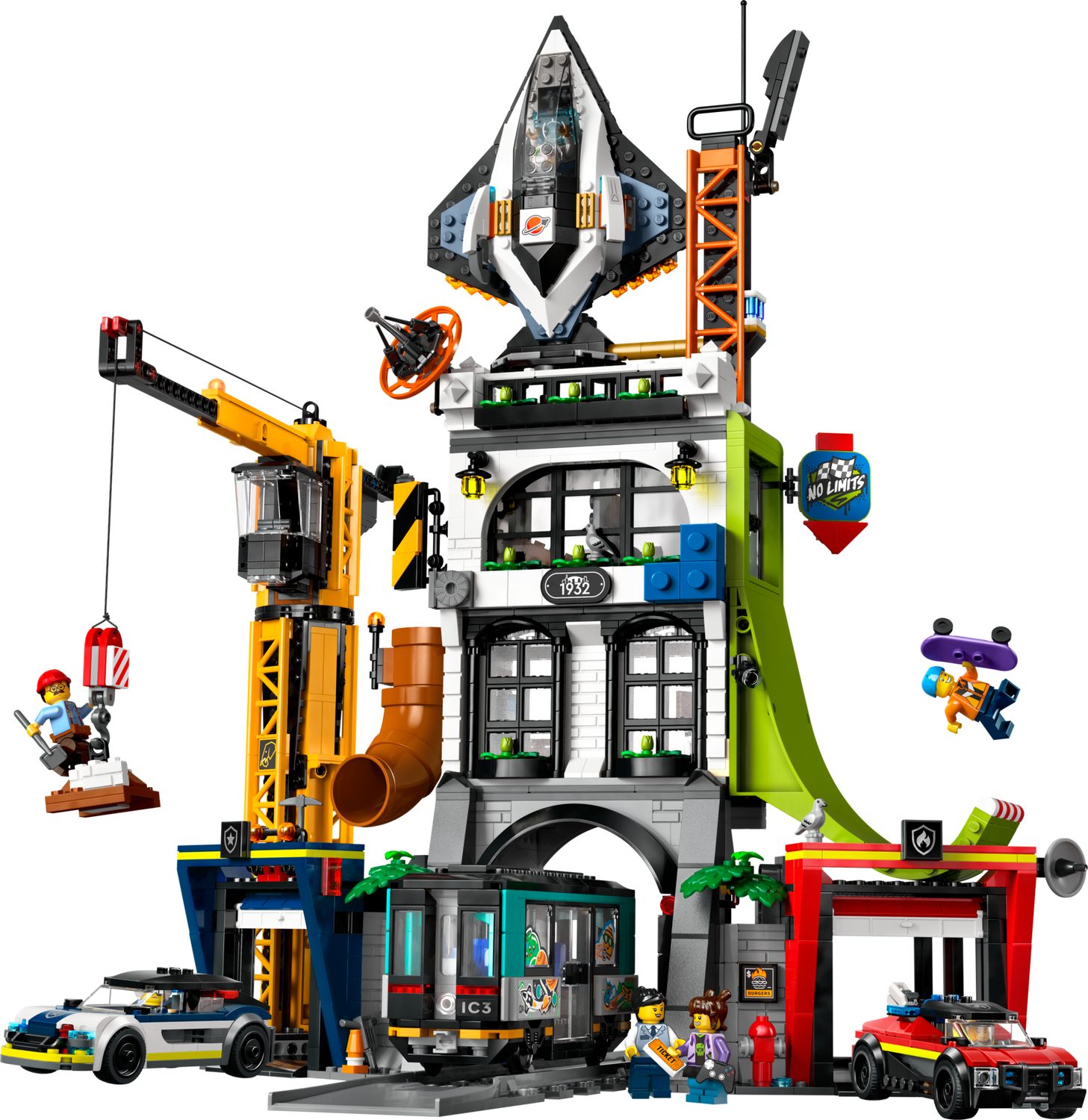 City 60473 Der City Turm Spielbausteine
