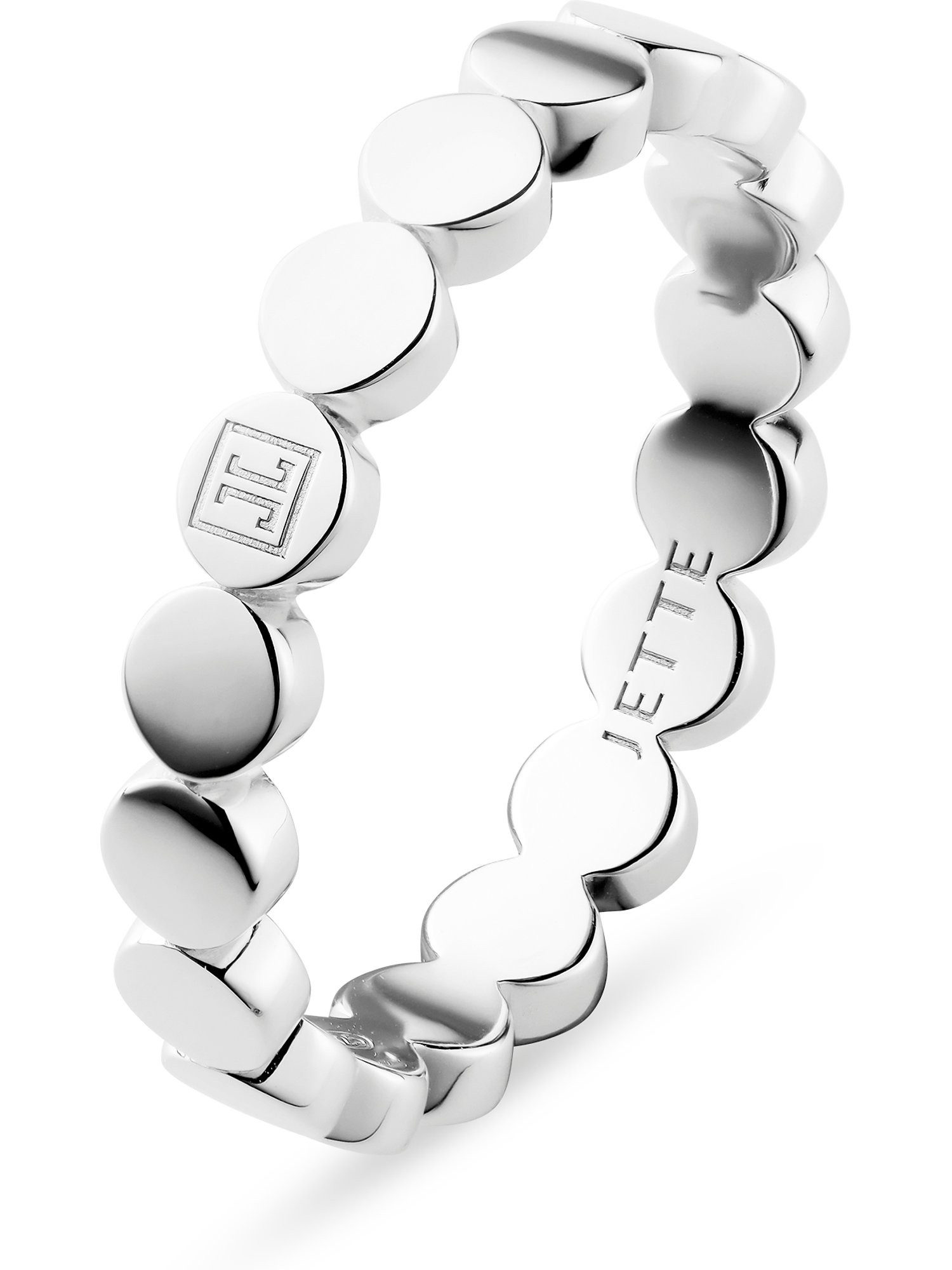 JETTE Silberring JETTE Damen-Damenring 925er Silber, recycelt