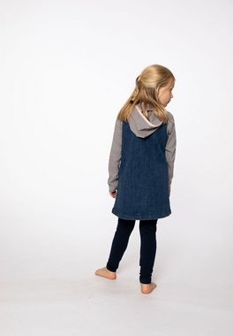 Elkline Sommerkleid Littledream Jeanskleid mit Knopfleiste und Kängurutasche