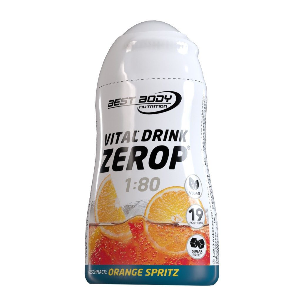 Best Body Nutrition Vital Drink Zerop - 48 ml Squeeze Flasche Flüssigkeit, Getränk