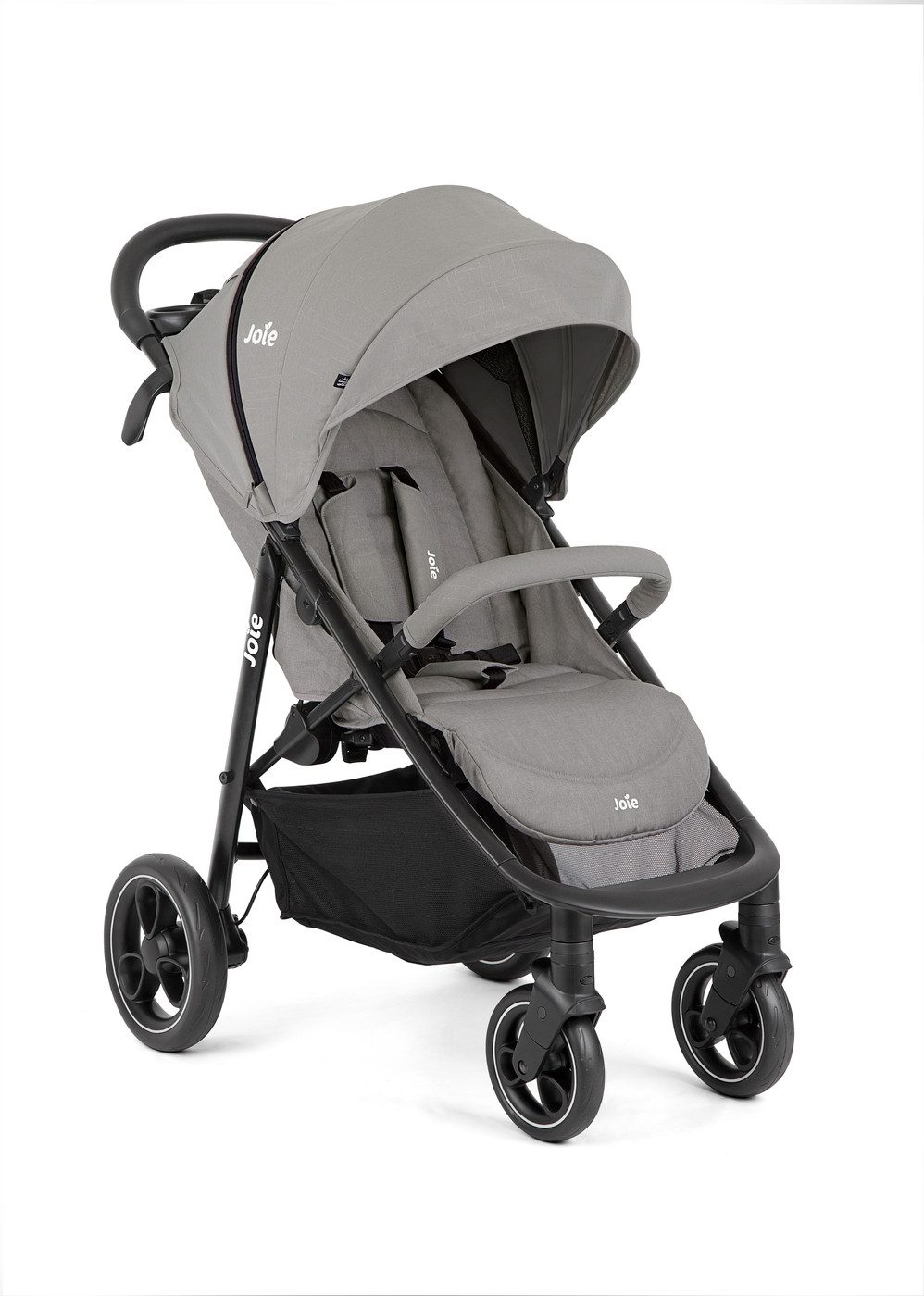 Joie Kinder-Buggy Litetrax - Pebble, Sportwagen klein faltbar mit Liegeposition & Einhand-Faltung bis 22 kg