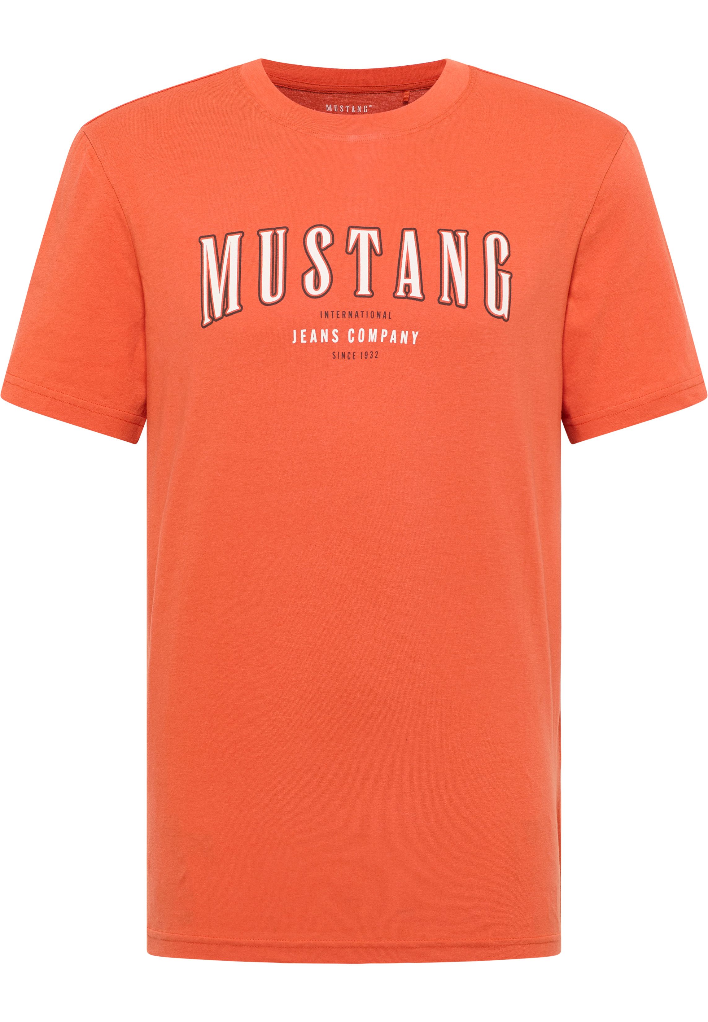MUSTANG Kurzarmshirt Style Austin mit Logo-Print günstig online kaufen