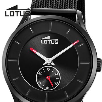 Lotus Quarzuhr Lotus Damenuhr Minimalist Armbanduhr, (Analoguhr), Damen Armbanduhr rund, mittel (ca. 31mm), Edelstahl, Fashion