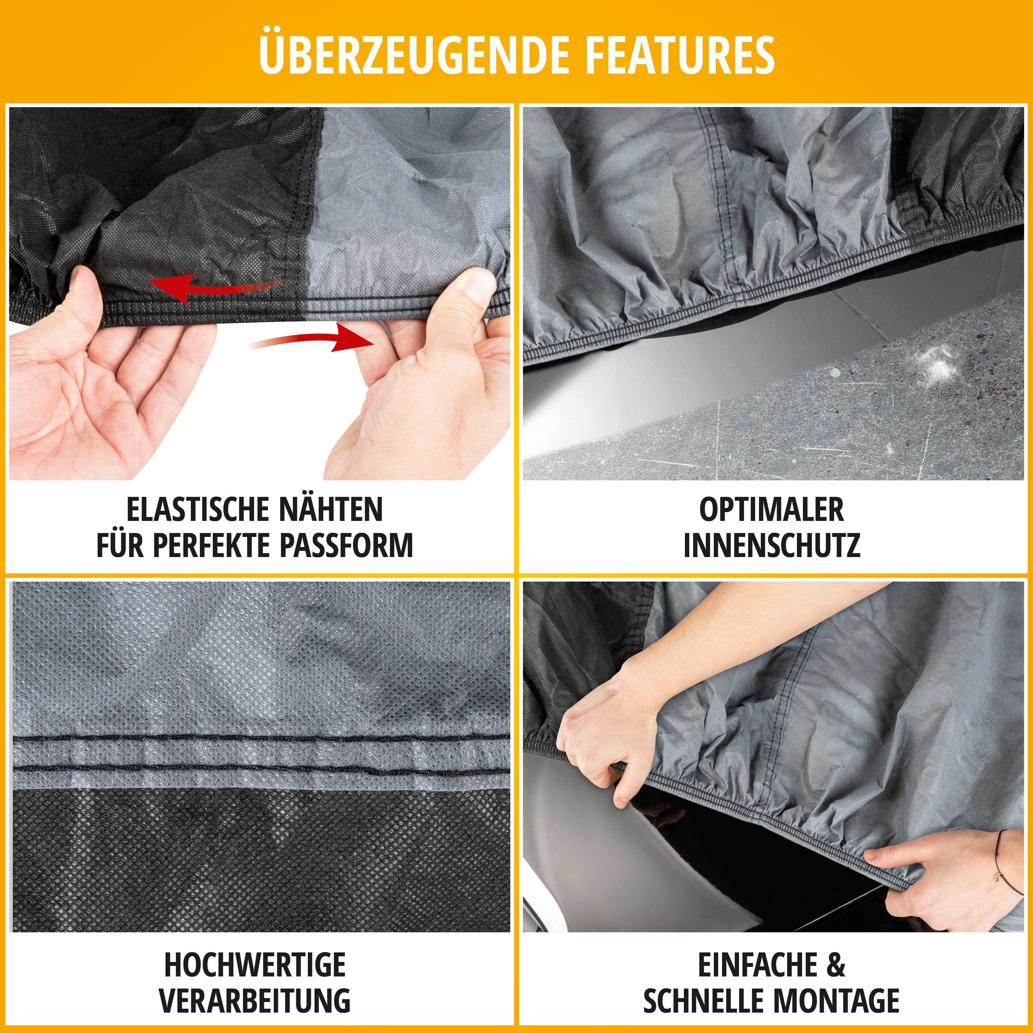 Kombis, M, Autoplane Fleece, XL Größen Indoor L WALSER den und in PKW-Abdeckplane