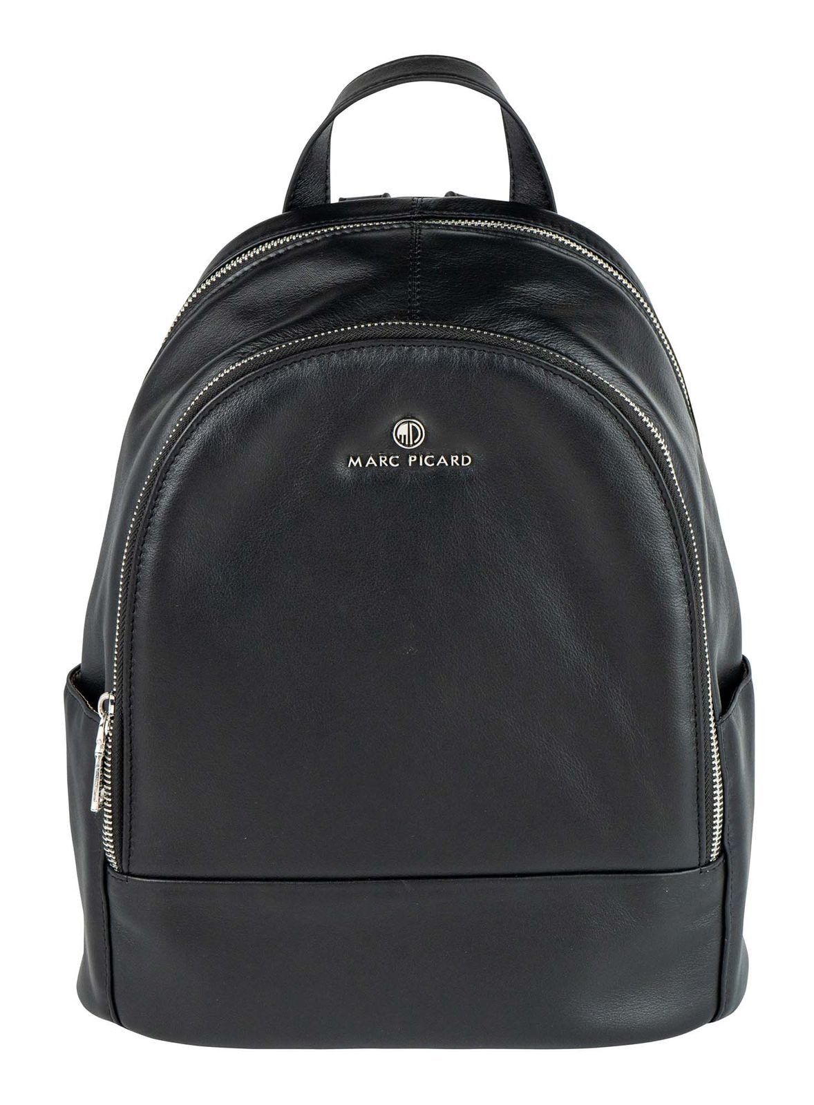 Marc Picard Rucksack Backpack, aus echtem Rindsleder