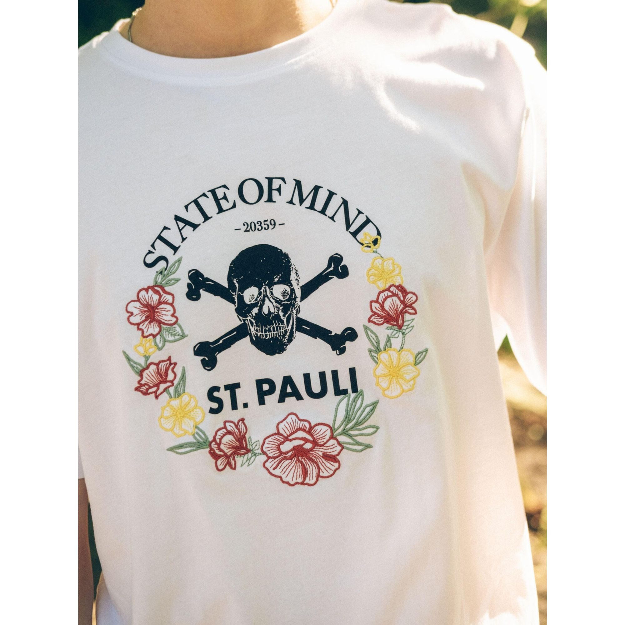 FC St. Pauli T-Shirt FC St. Pauli - T-Shirt "TK Floral" - Weiß