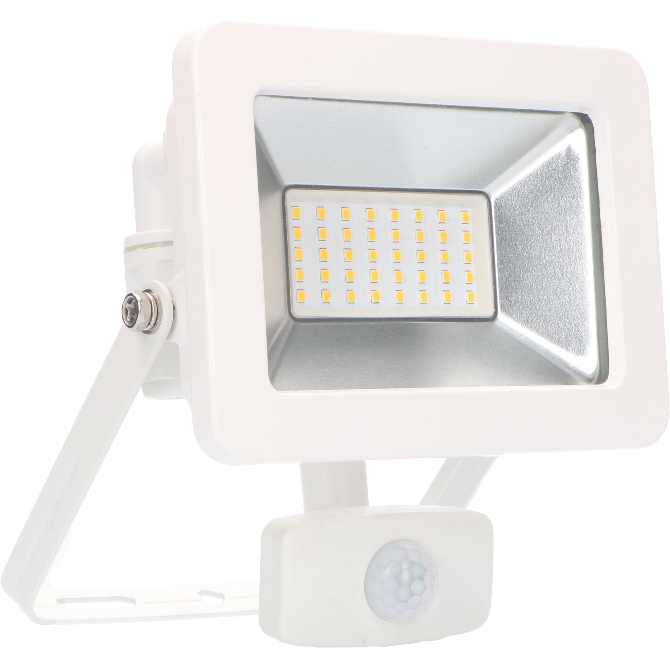 LED's light LED Flutlichtstrahler LED, Watt IP44 Bewegungsmelder mit 0310715 LED-Außenstrahler, 30 weiß neutralweiß