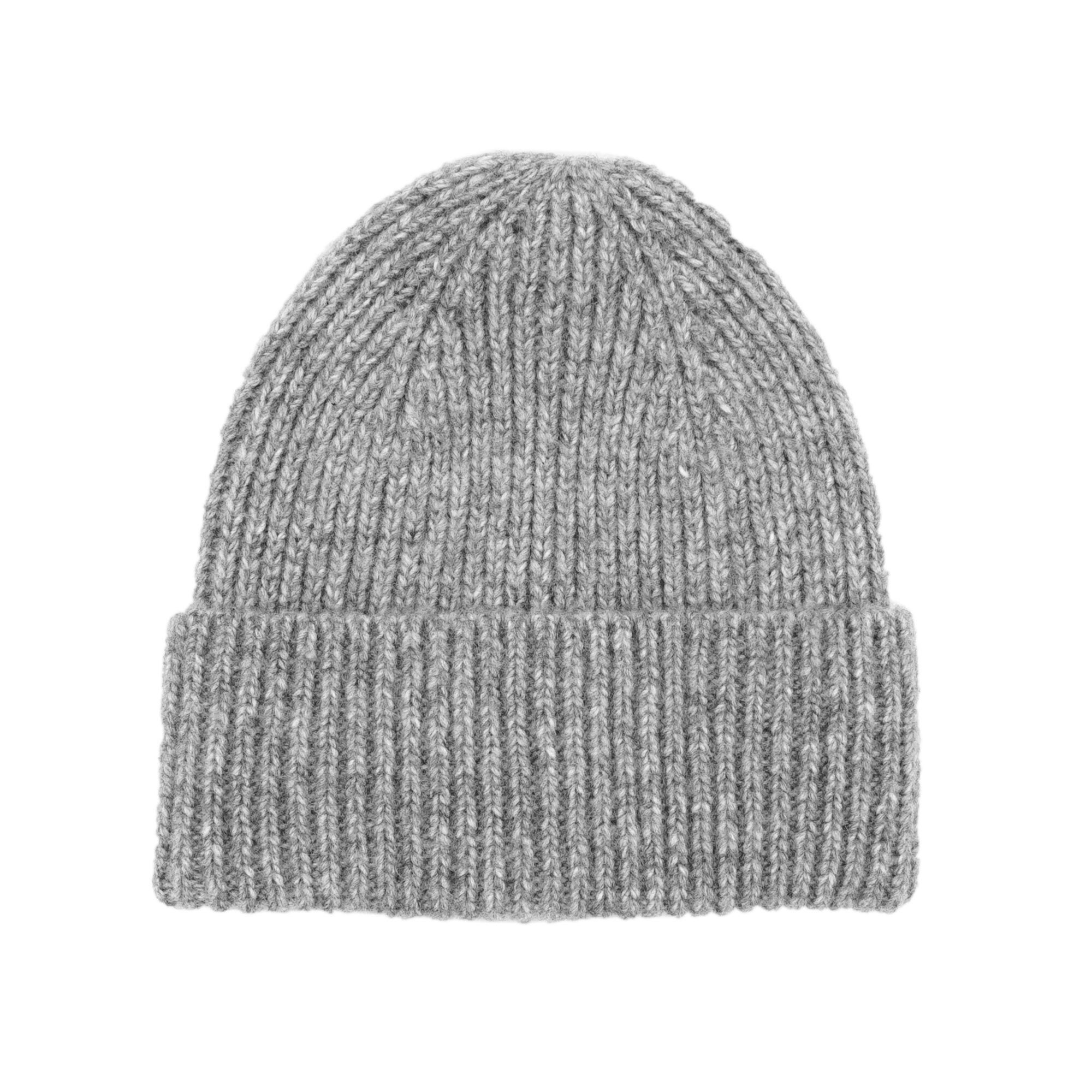 MAXIMO Strickmütze KIDS-Beanie, Umschlag (1-St) Recycling-Garn