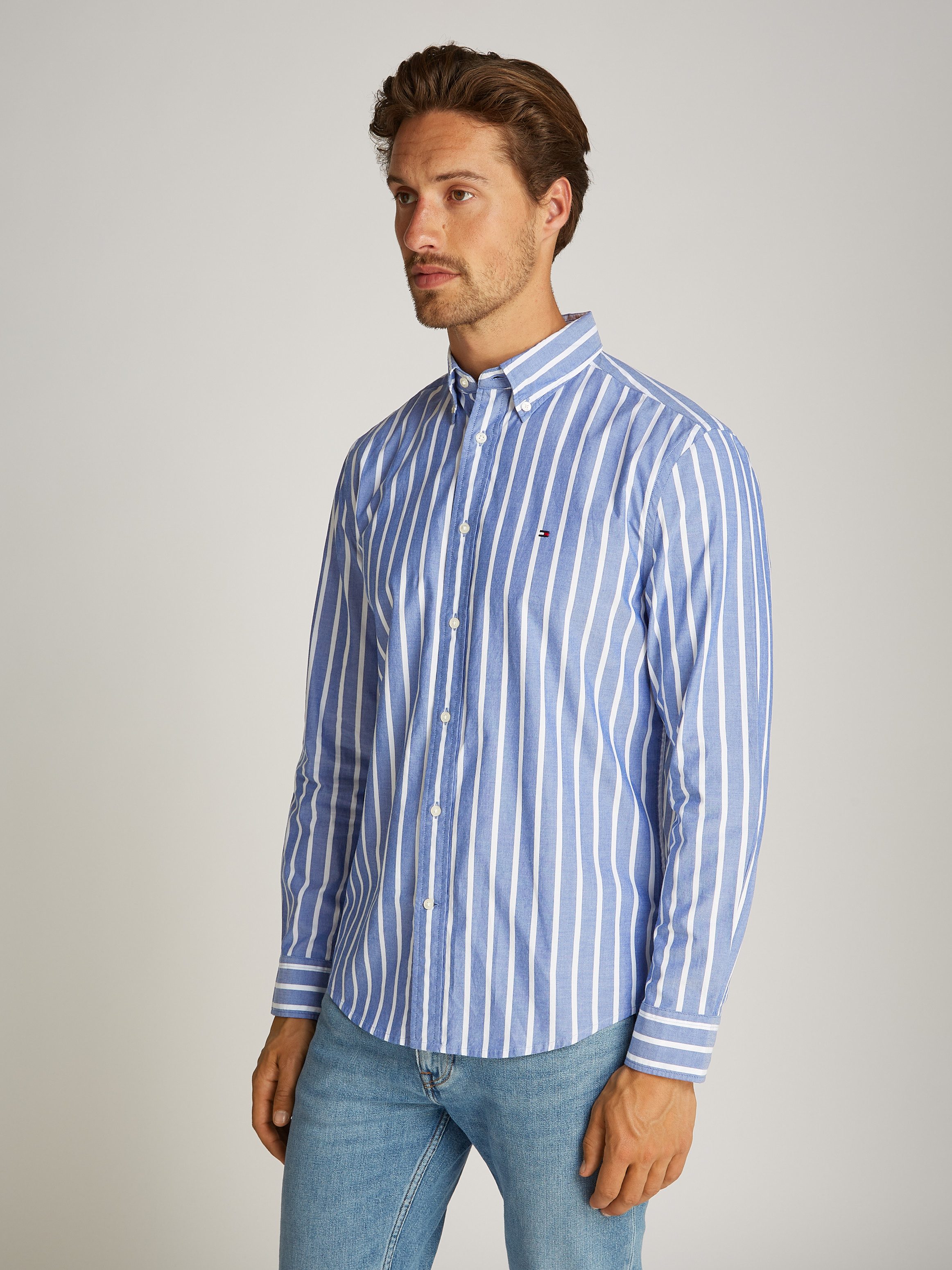 Businesshemd FLEX POPLIN NAUTICAL STP SHIRT
