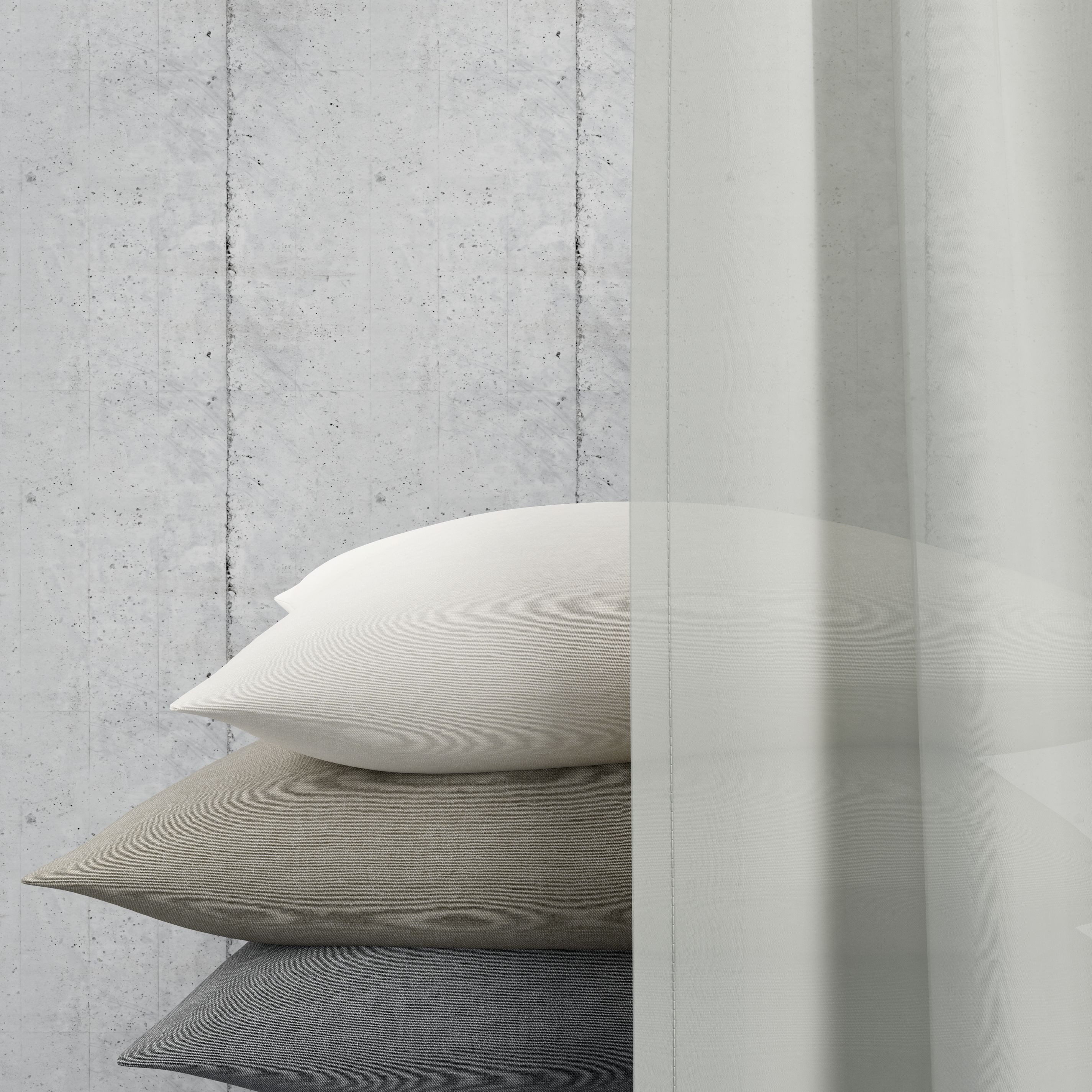 Neutex for you! Vorhang nach Maß EVA (1 St), Multifunktionsband, transparent, Uni-Voile mit elegantem Glanz