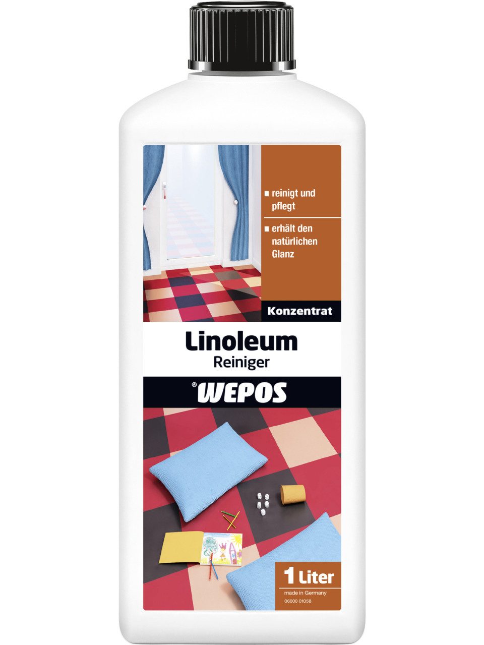 WEPOS CHEMIE GMBH Wepos Linoleumreiniger 1 L Vinyl- und Designbodenreiniger