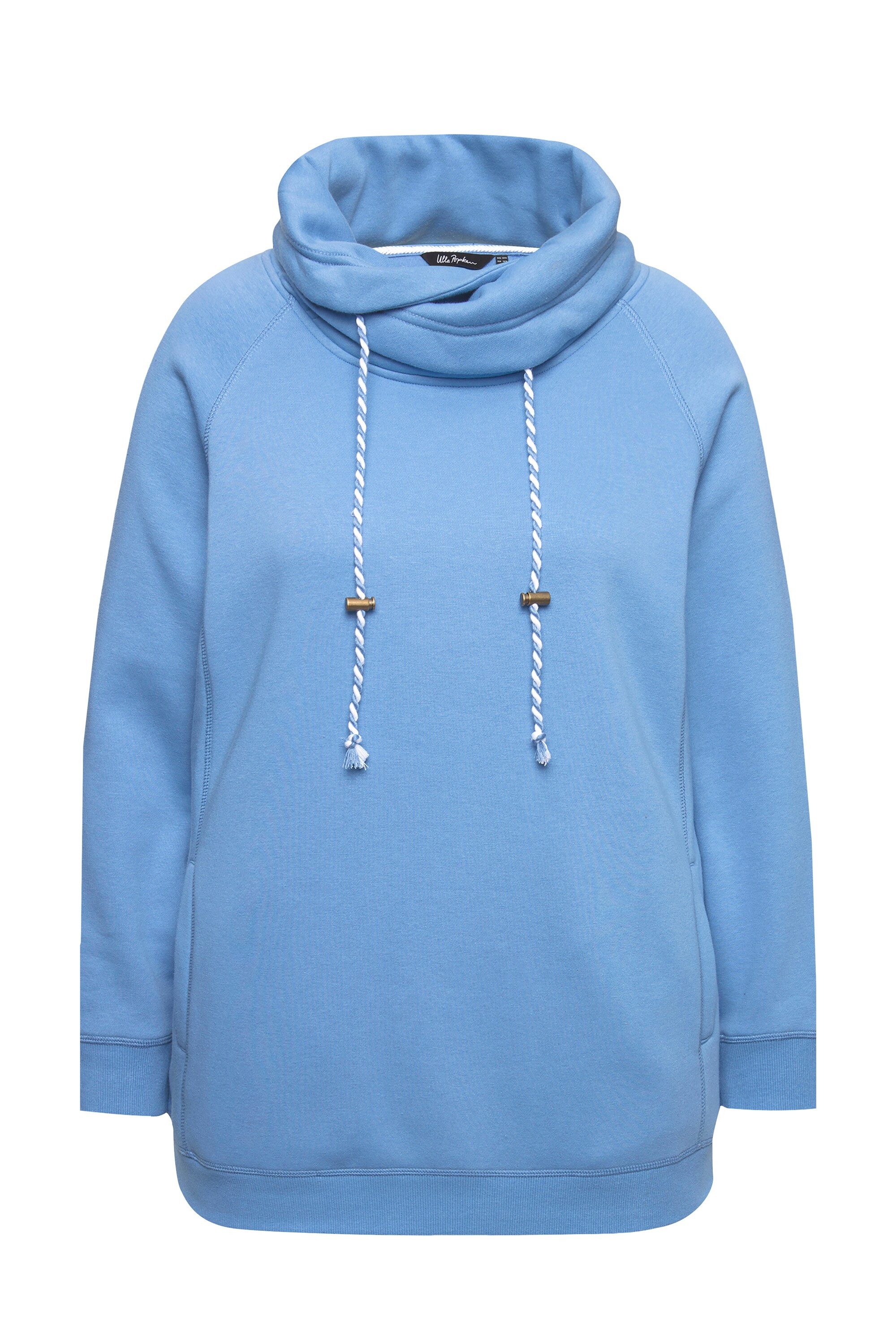 Ulla Popken Sweatshirt Sweatshirt weiter Stehkragen günstig online kaufen