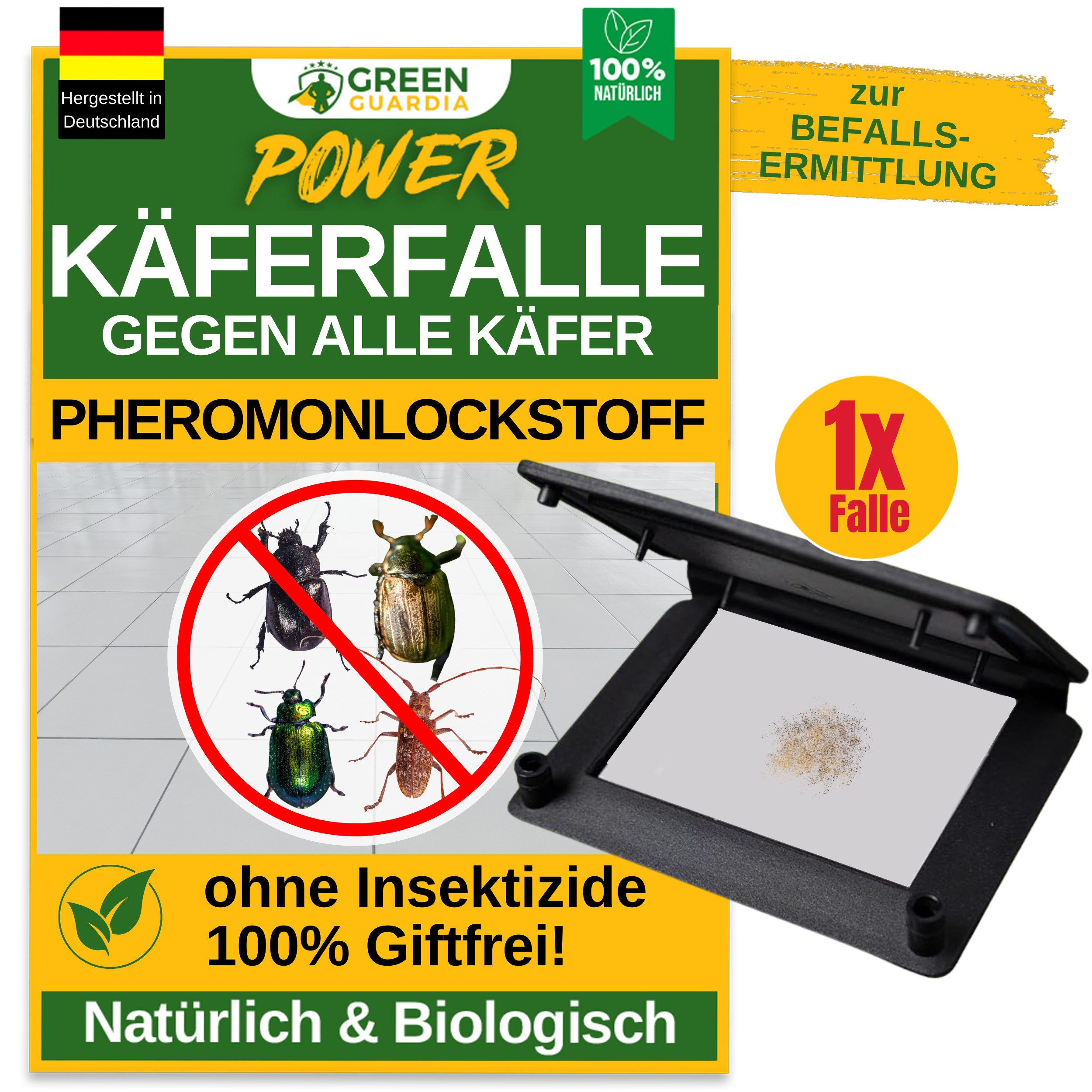 Insektenfalle Käfer Falle mit Pheromon-Lockstoff - insektizidfrei