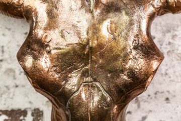 riess-ambiente Wanddekoobjekt MATADOR 70cm kupfer (1 St), Stierkopf · Skulptur · Metall · Wanddekoration