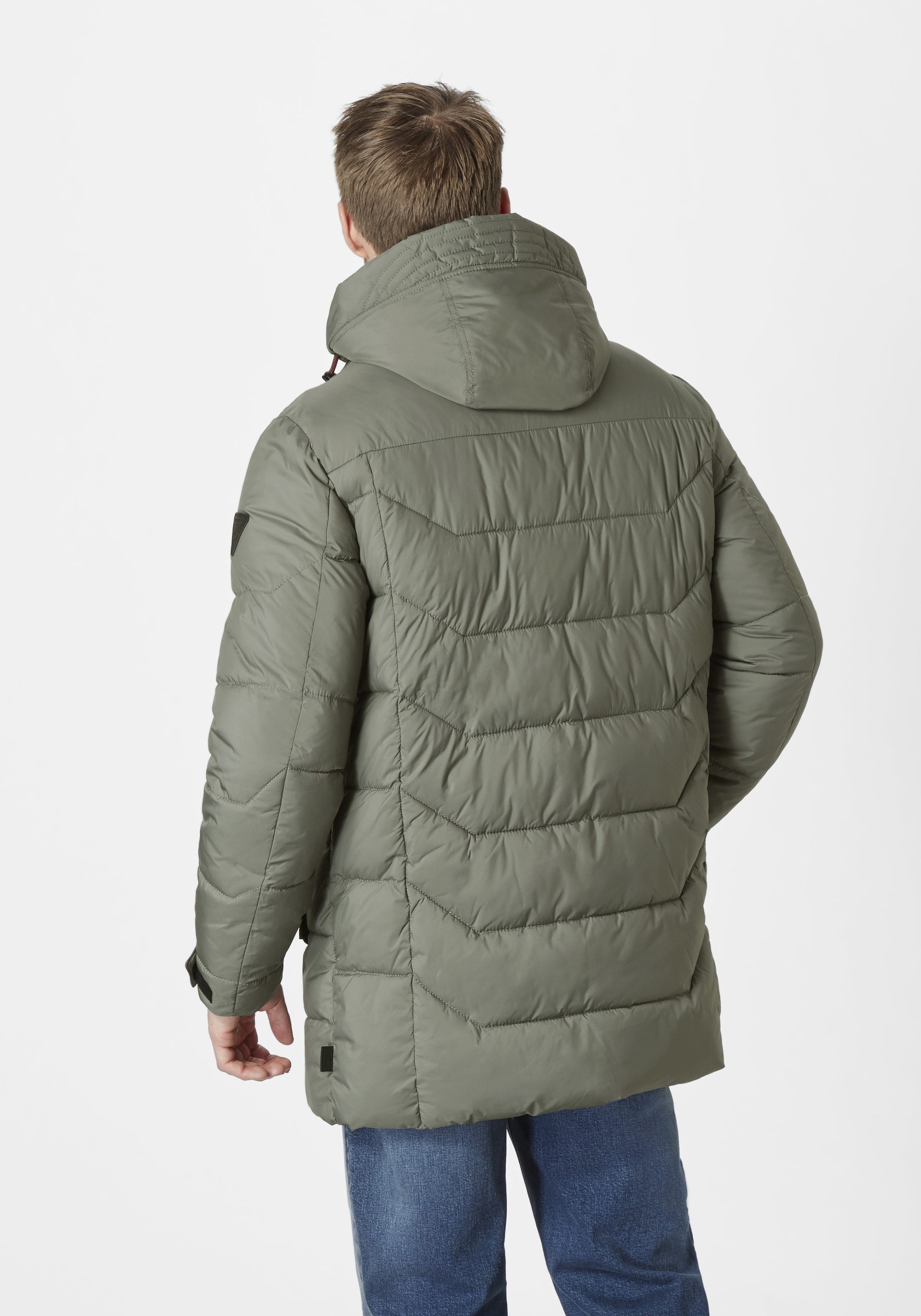 Redpoint Parka JOHN Pflegeleichte Regular Fit Winterjacke mit abnehmbarer Kapuze