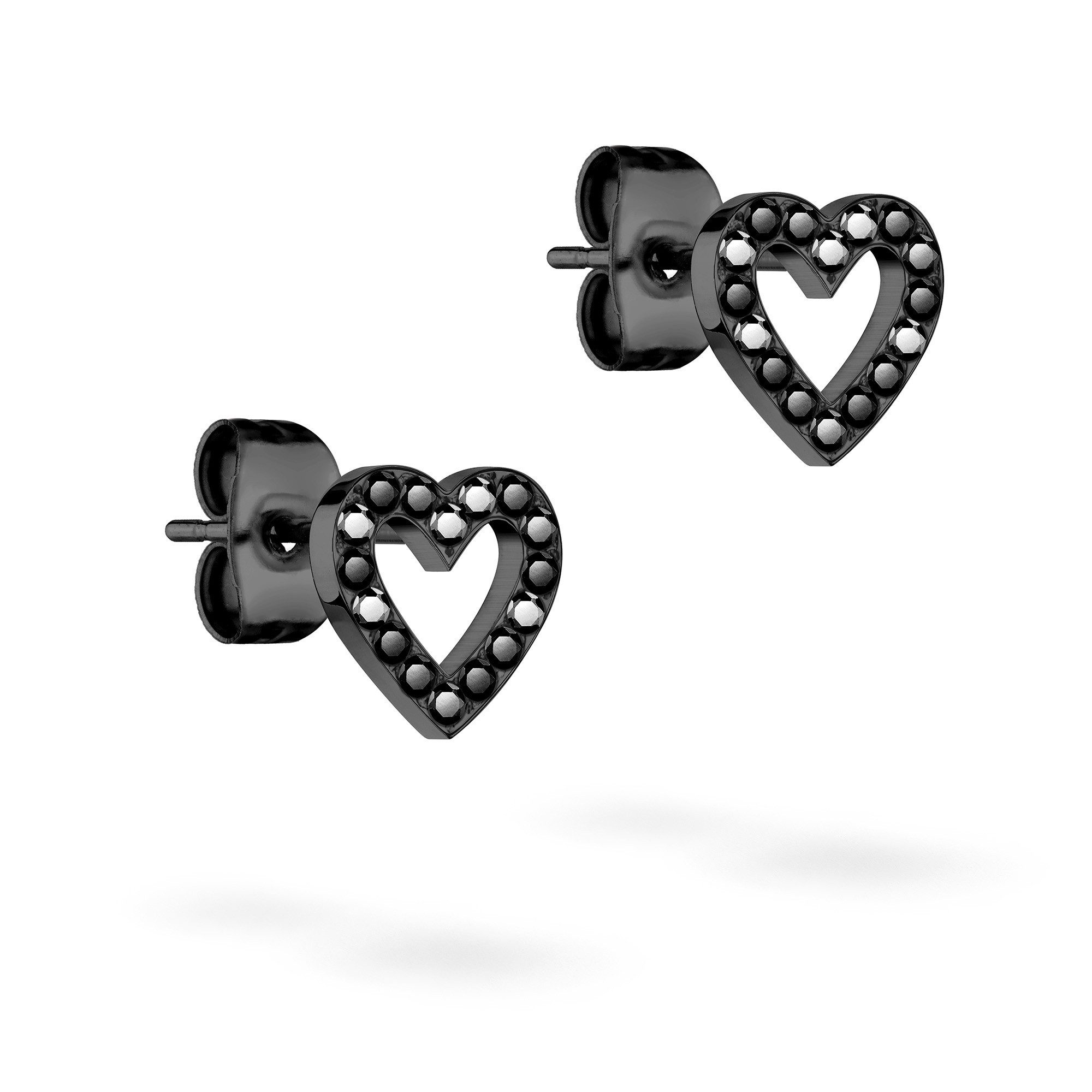Tamaris Paar Ohrstecker Sparkling Hearts Edelstahl