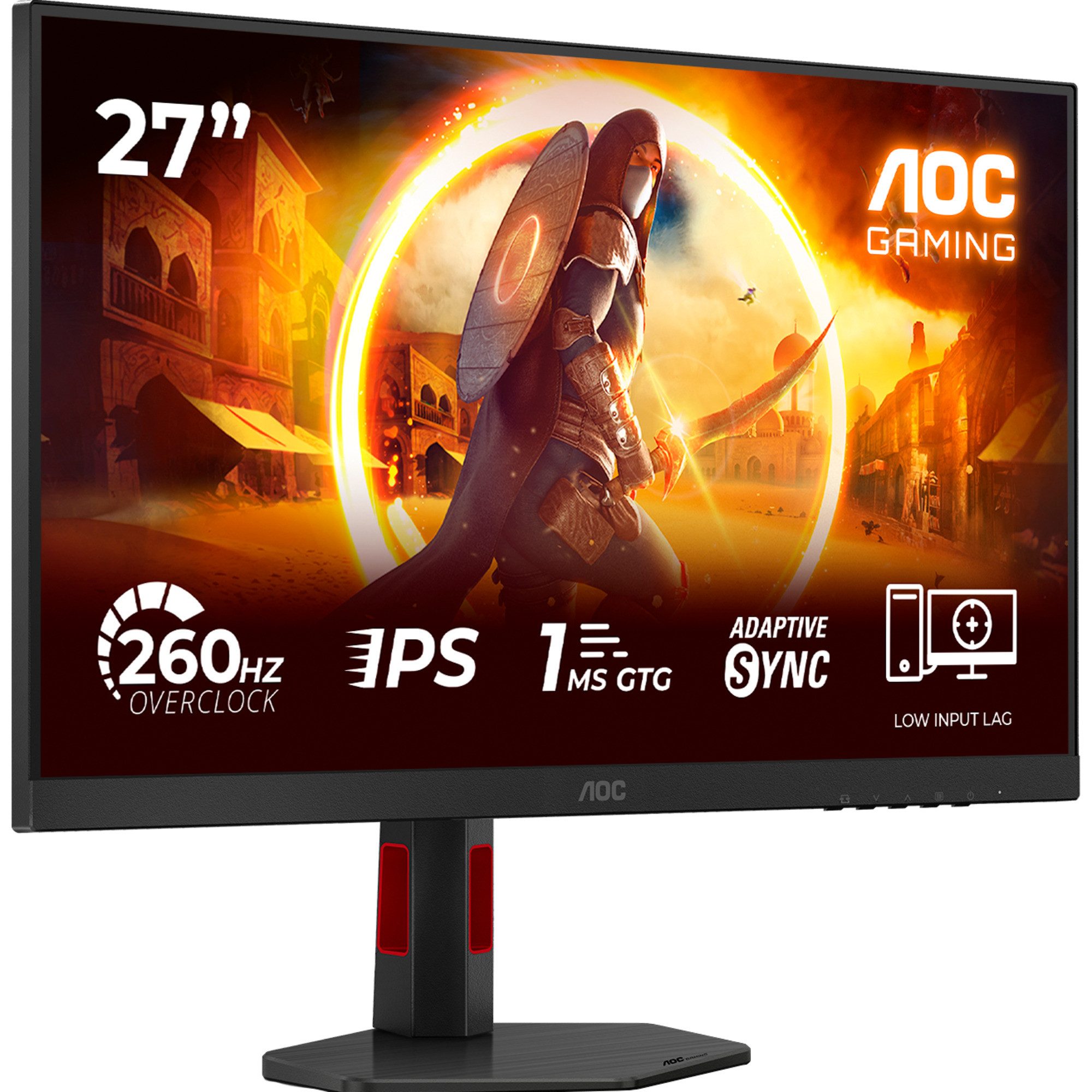 AOC AOC 27G4ZRE, Gaming-Monitor, (FullHD, Fast-IPS, TFT-Monitor (1920 x 1080 px)