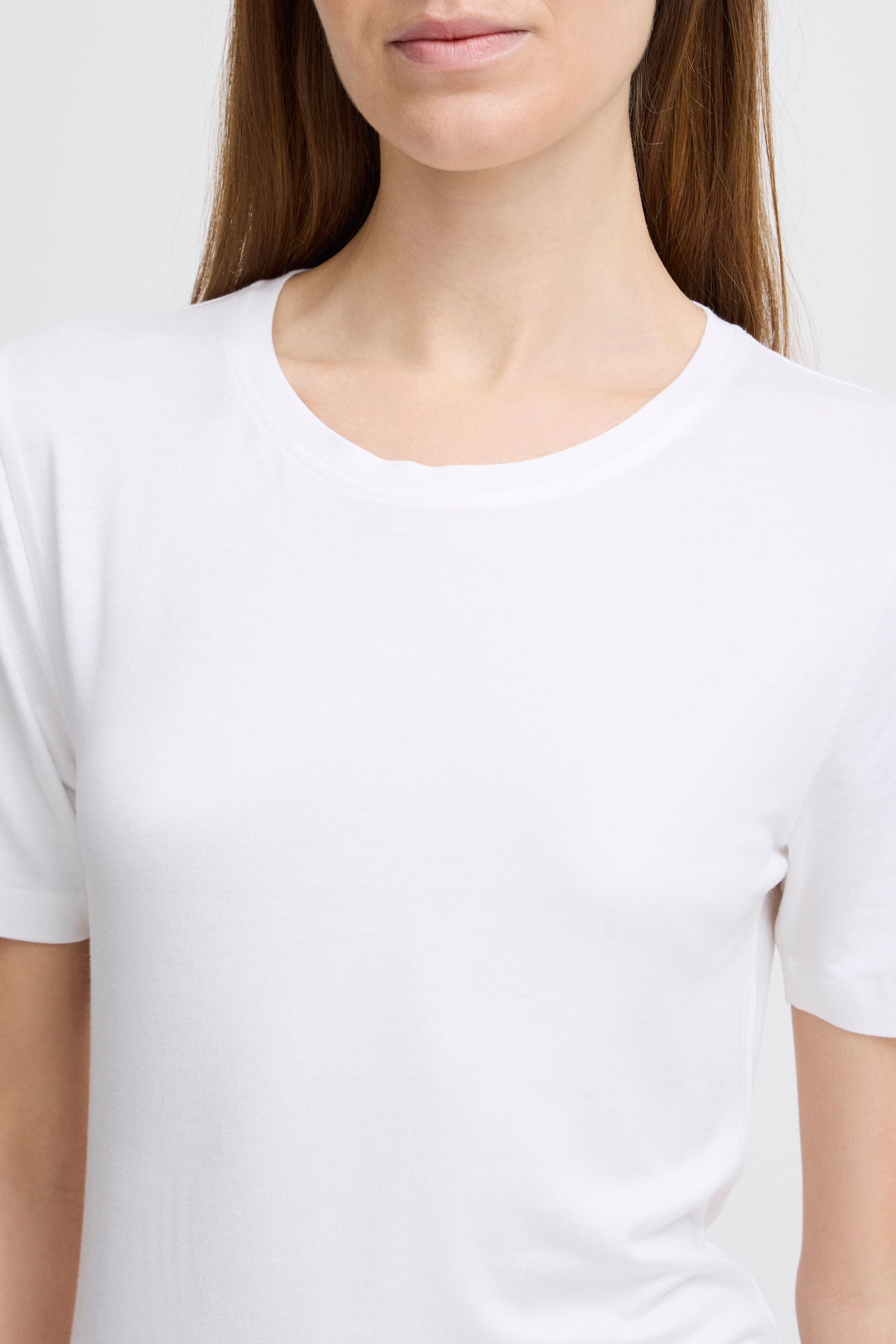 OXMO T-Shirt OXJessa Basic T-Shirt mit Rundhals