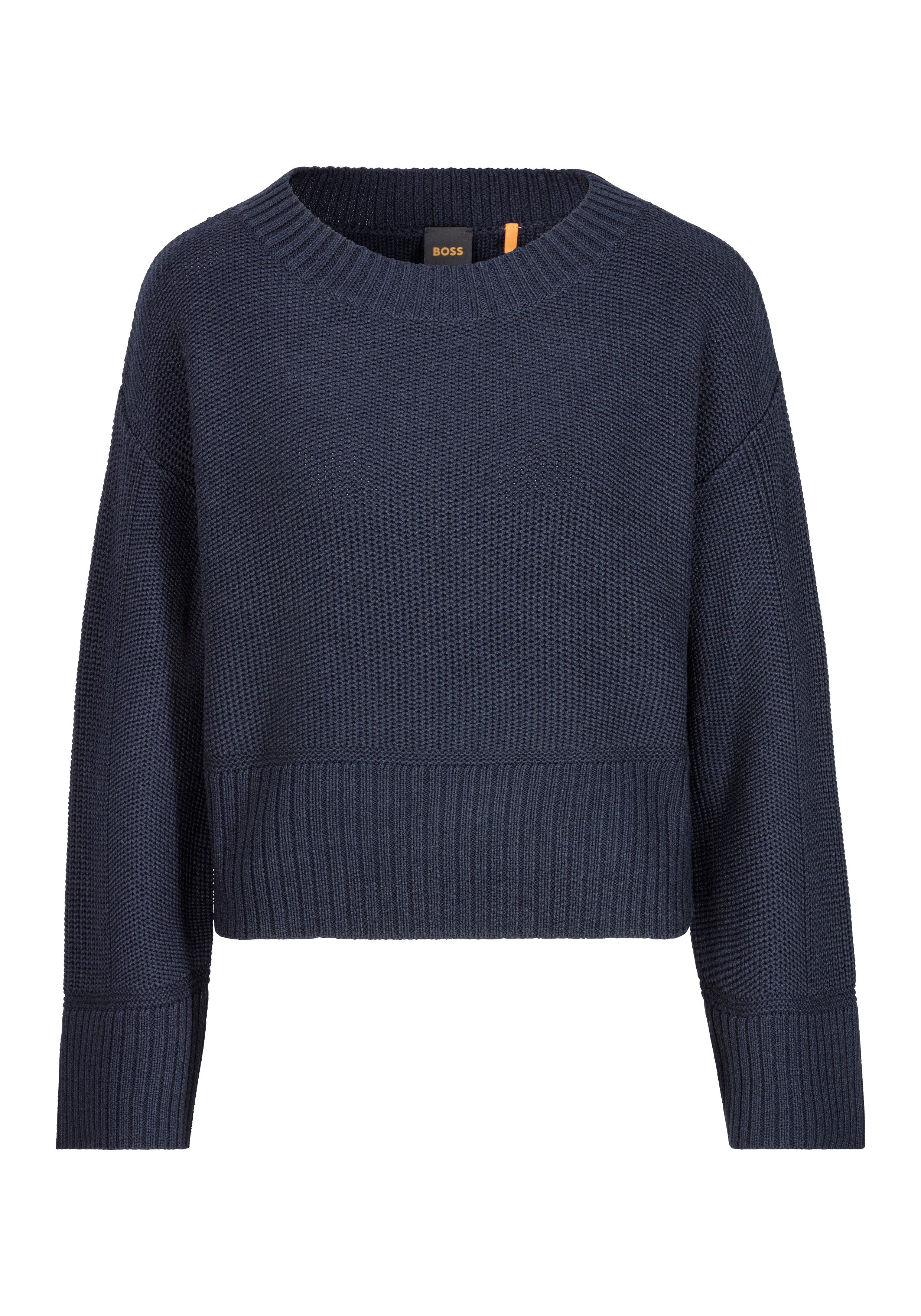 BOSS ORANGE Strickpullover Foussin Premium Damenmode in modischer Strukturo günstig online kaufen