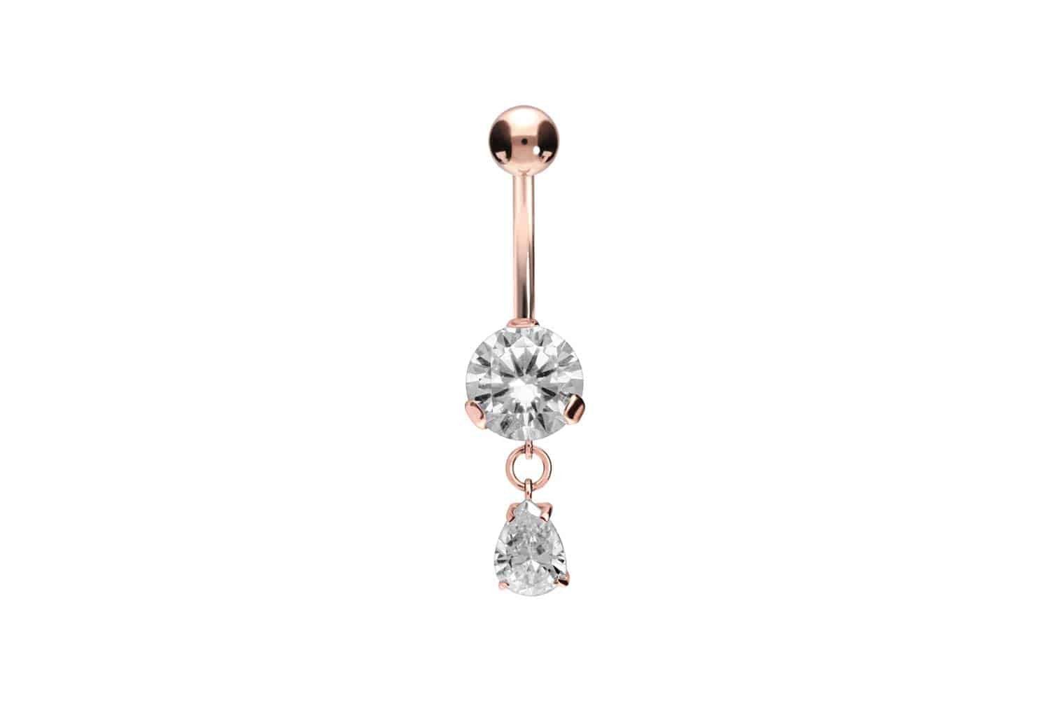 PIERCINGLINE Bauchnabelpiercing Titan Bananabell mit Innengewinde günstig online kaufen