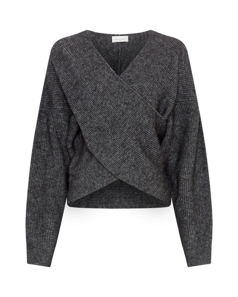 Moss Copenhagen Strickpullover MSCHZinelle Hope Wrap Pullover günstig online kaufen