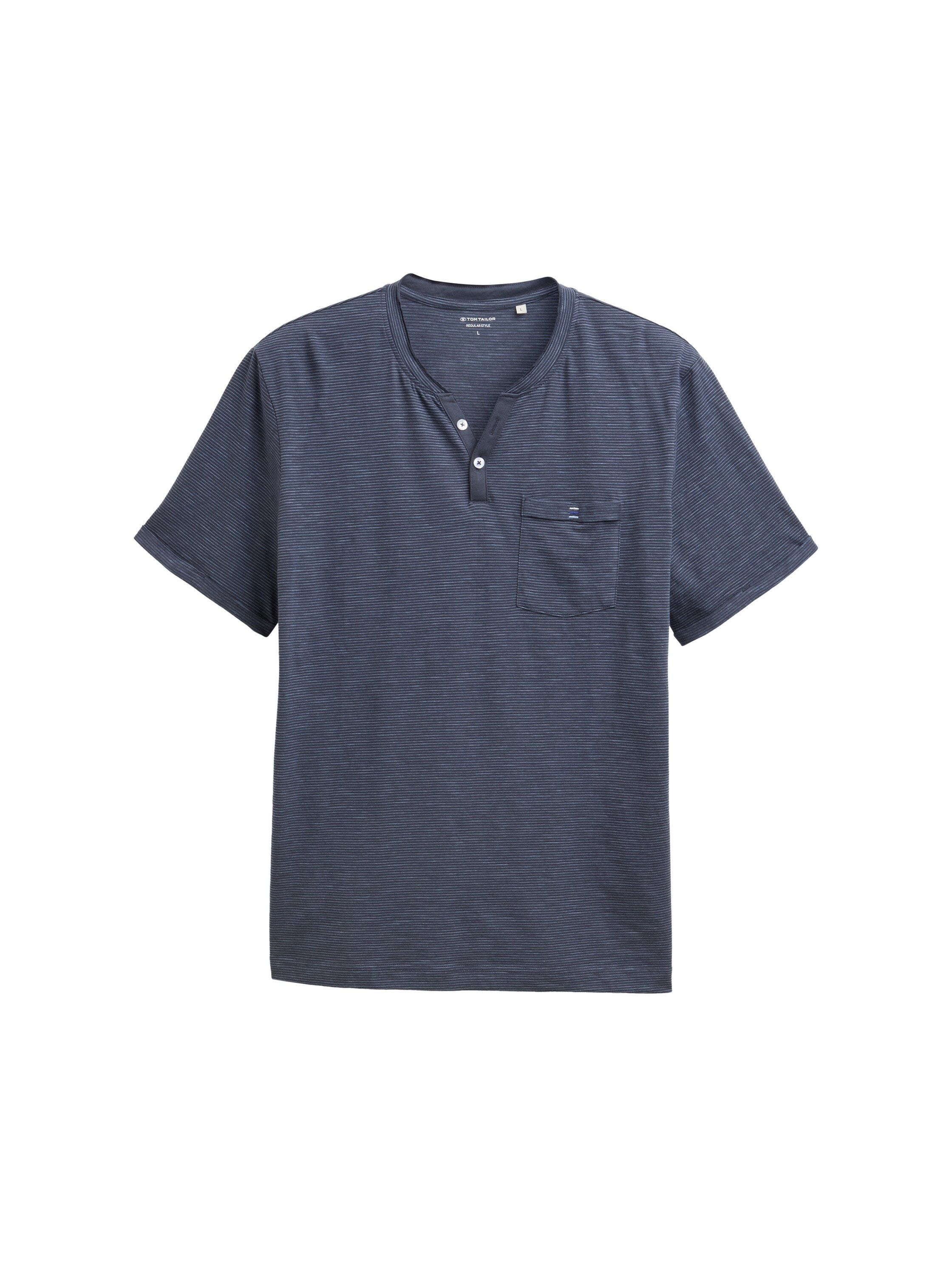 TOM TAILOR T-Shirt Henley T-Shirt mit günstig online kaufen