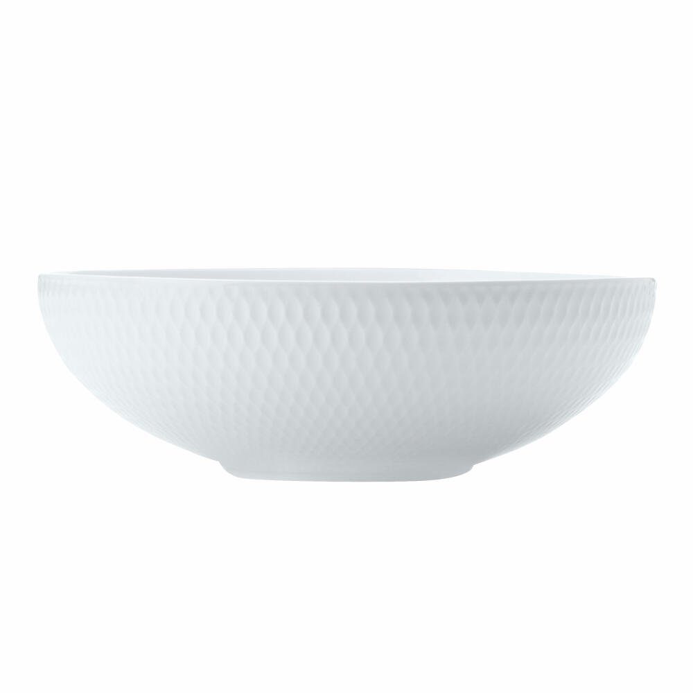 Maxwell & Williams Diamonds Schüssel – Porzellan, Weiß, 600 Ml, 16x16 Cm – Spülmaschinenfest & Mikrowellengeeignet
