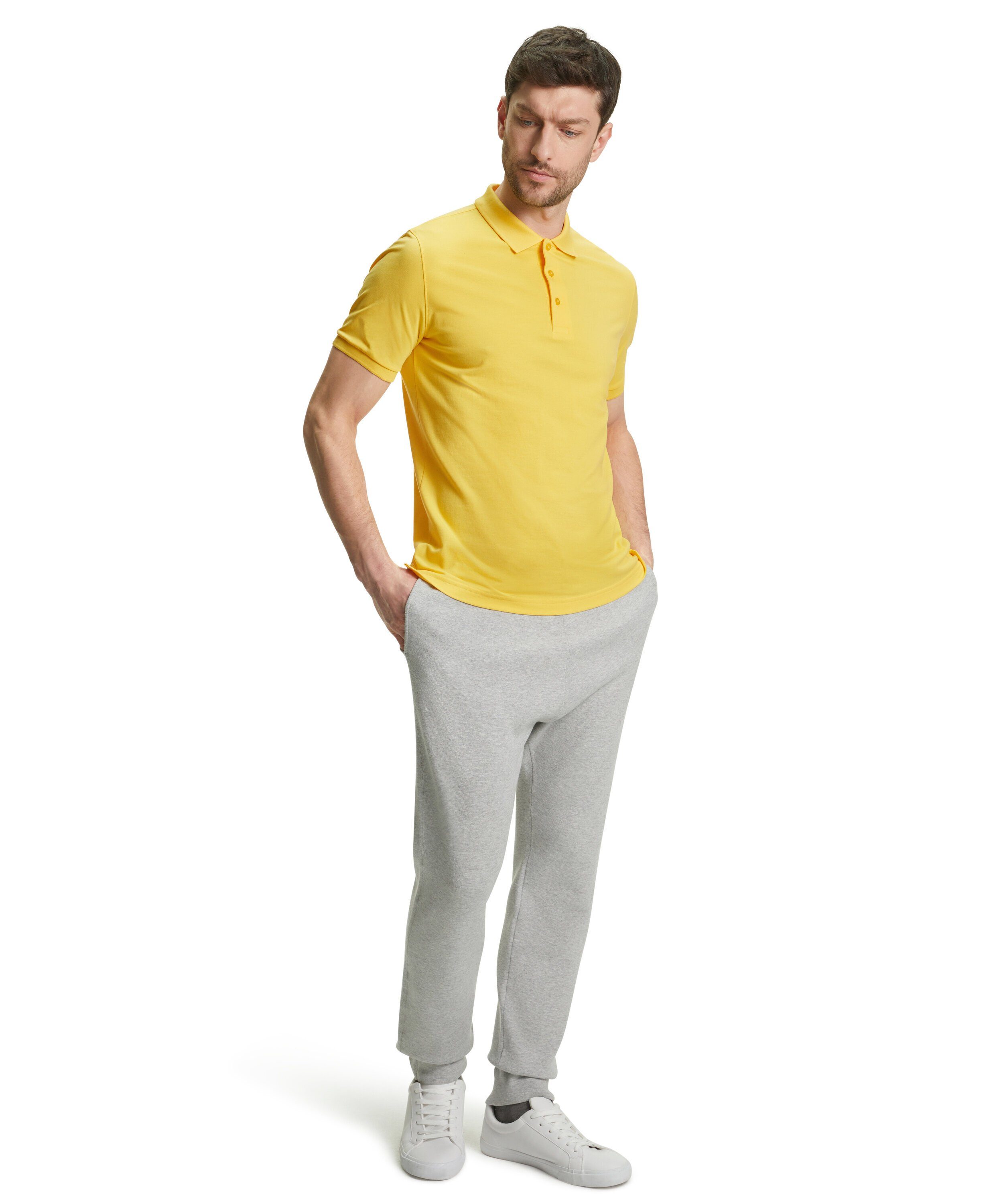 (1031) Pima-Baumwolle sun hochwertiger aus Poloshirt bright FALKE