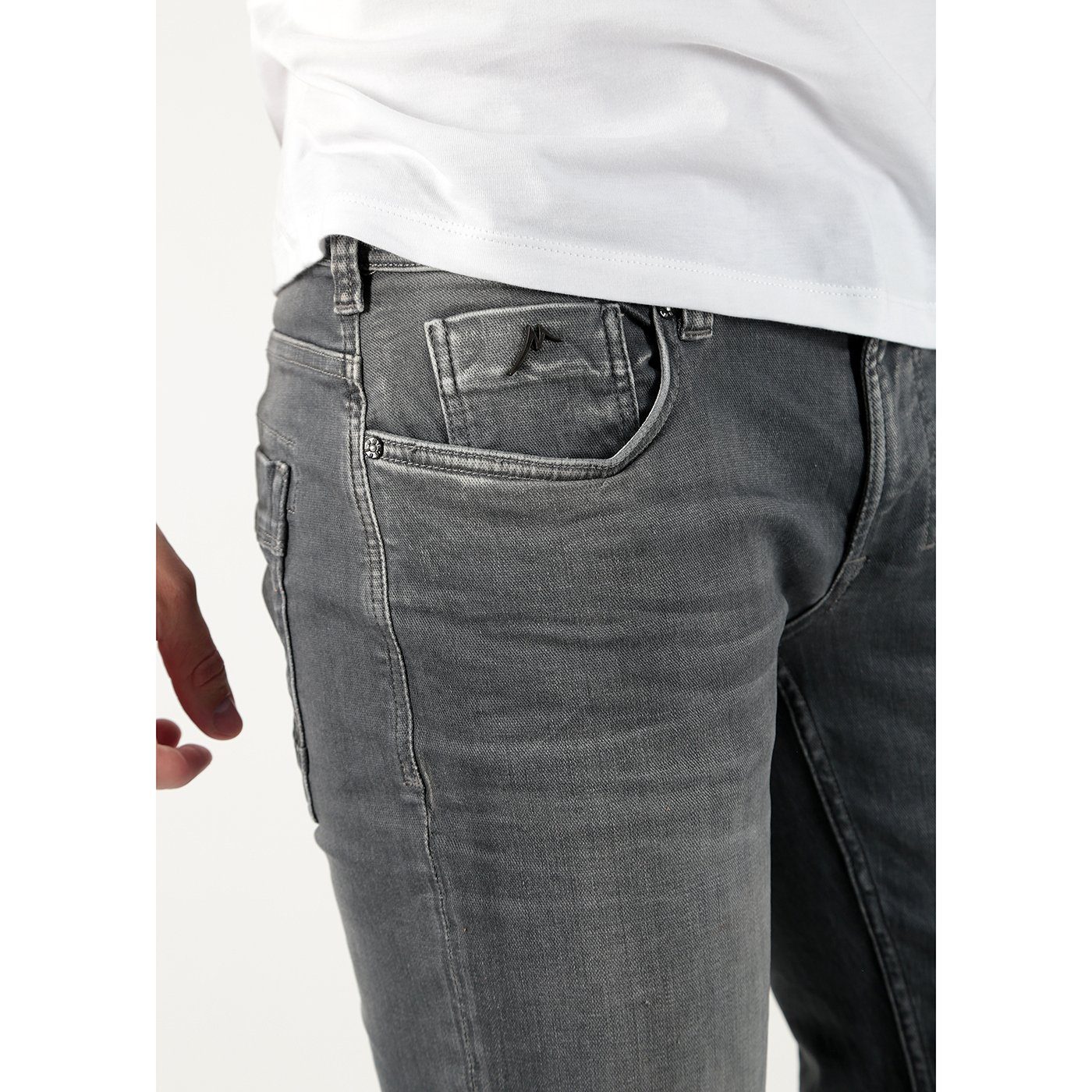 jogg Denim 5-Pocket-Jeans everett Miracle MOD of THOMAS grey JEANS AU20-1009.3152