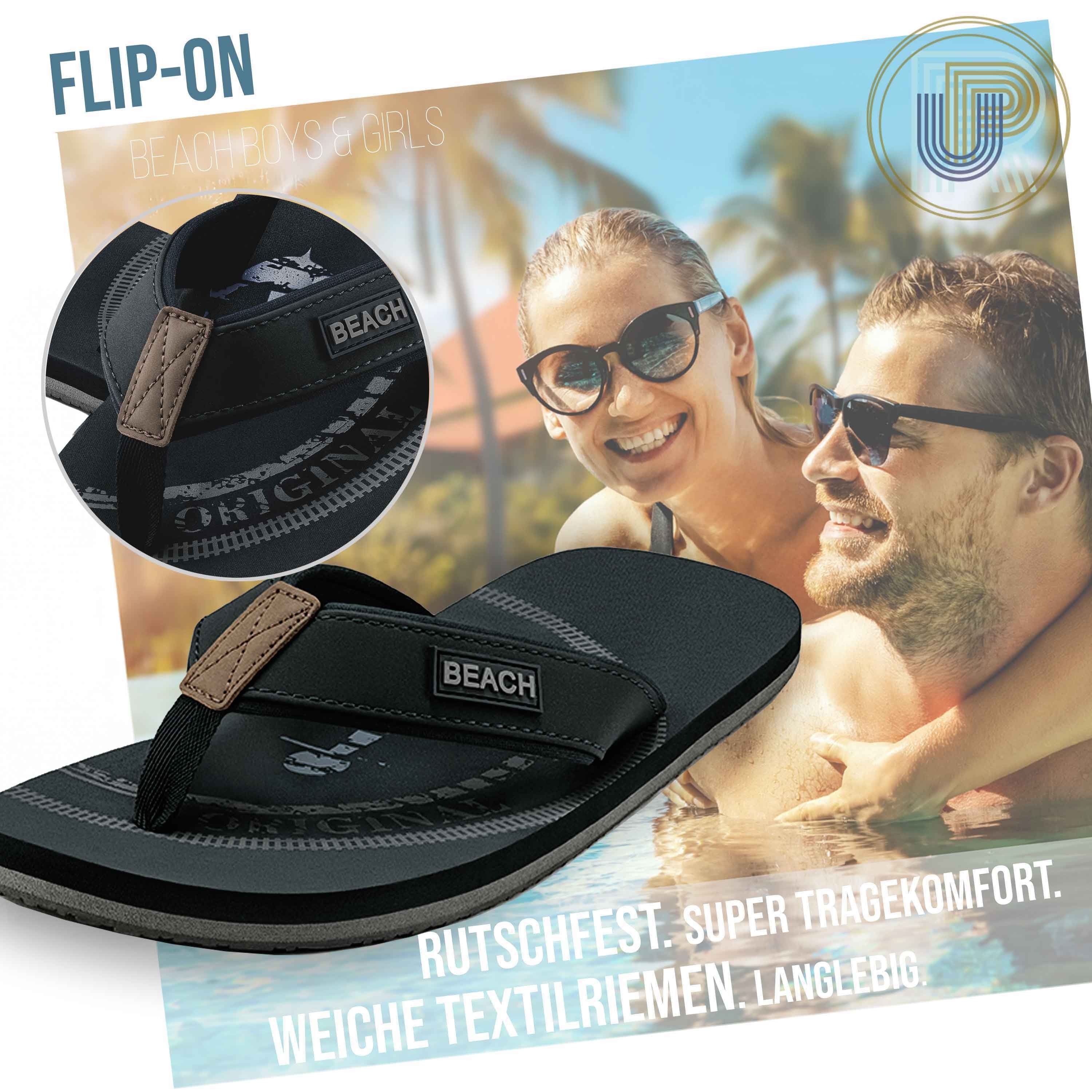 Ultrapower Flip-On Zehentrenner Badelatschen Zehenstegpantolette Zehentrenner (Flip Flops Komfort und Stil)