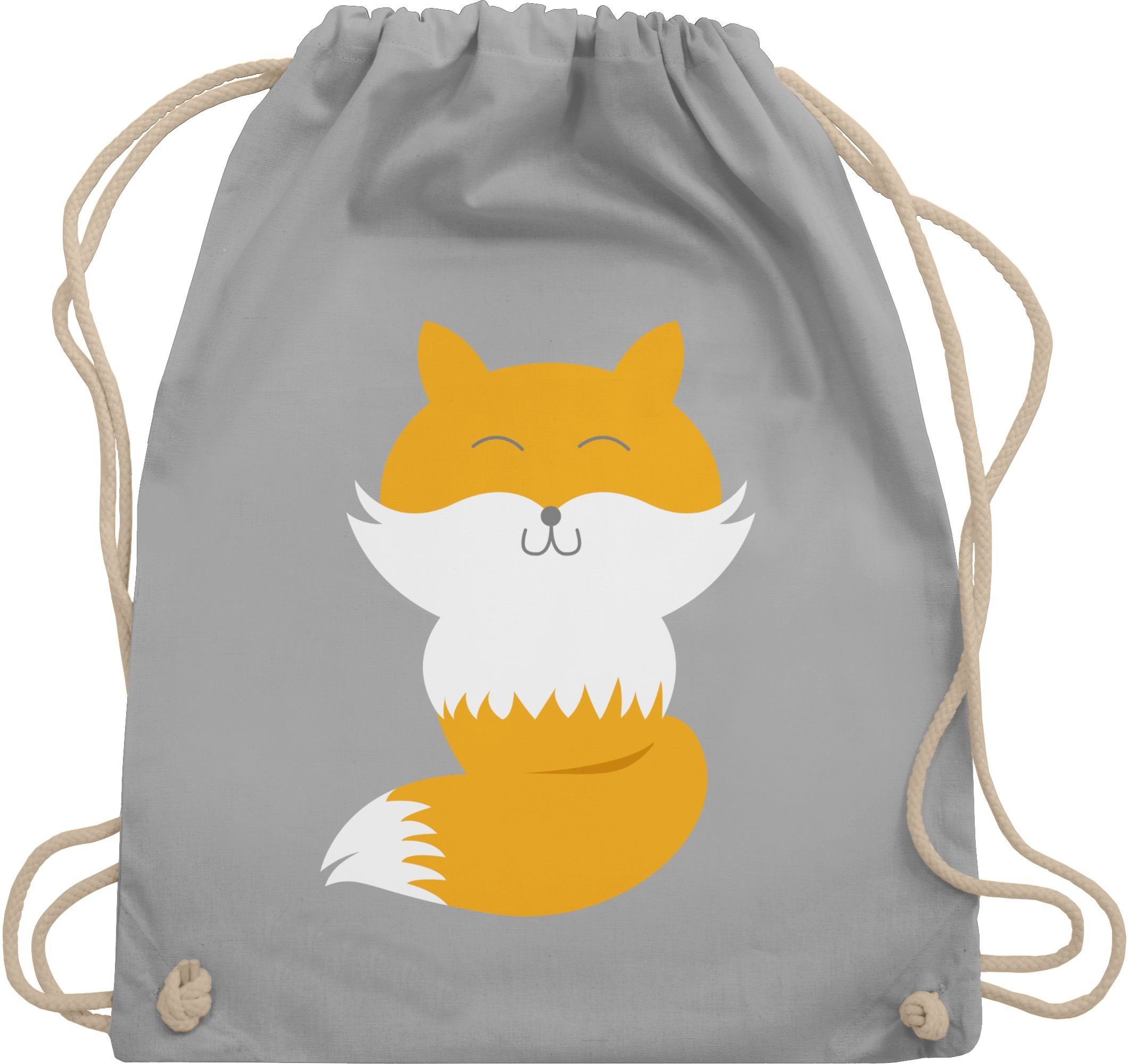 Shirtracer Turnbeutel Süßer Fuchs, Tiermotiv Animal Print