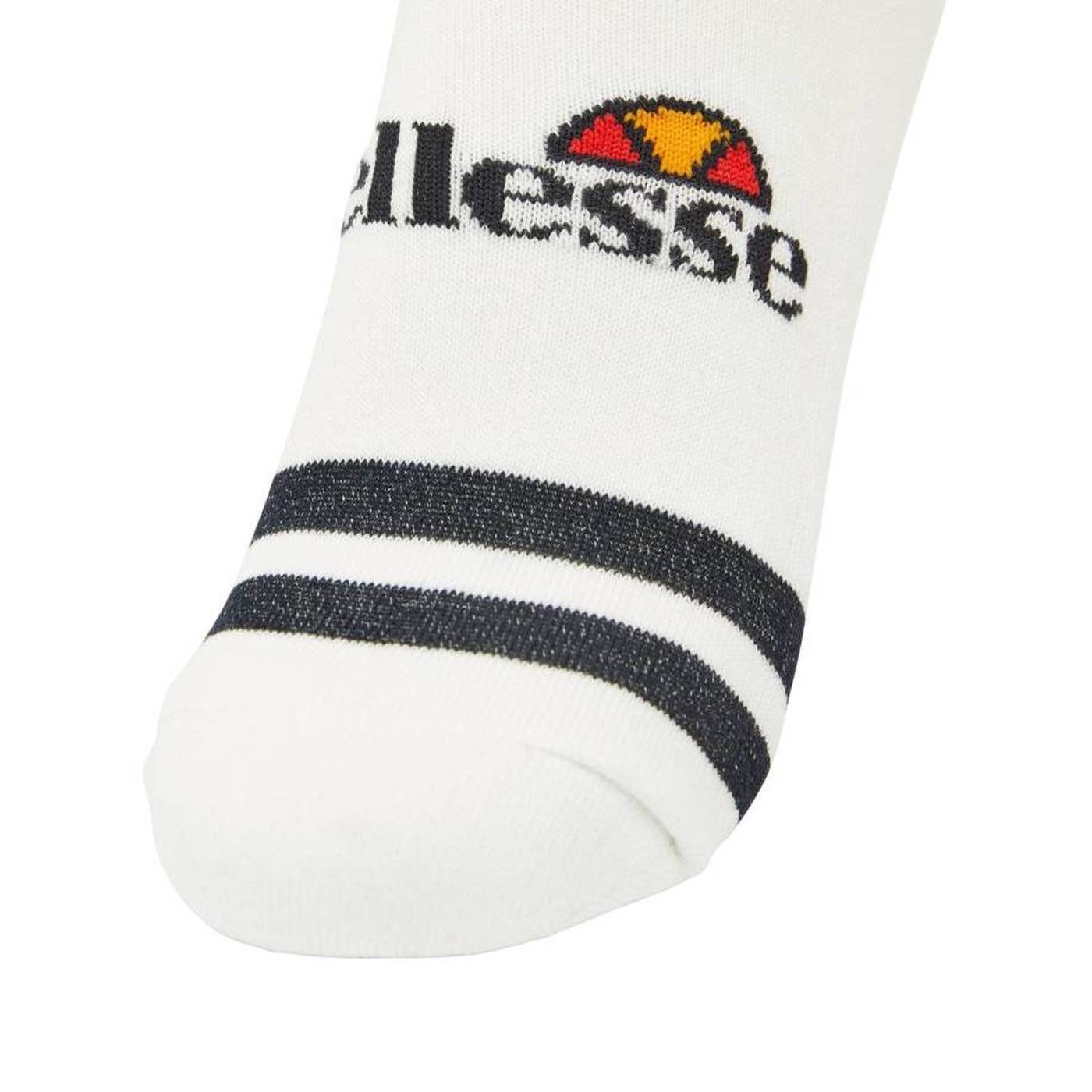 - Sportsocken Sneaker Paar Socken Unisex Weiß Ellesse Trainer MELNA, 3