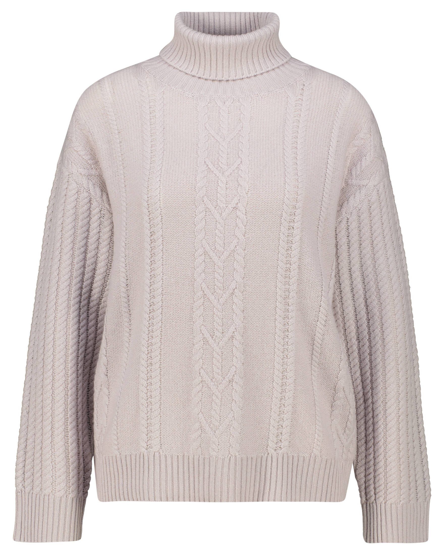 Kate Storm Strickpullover Damen Rollkragenpullover aus Wolle mit Kaschmir (1-tlg)