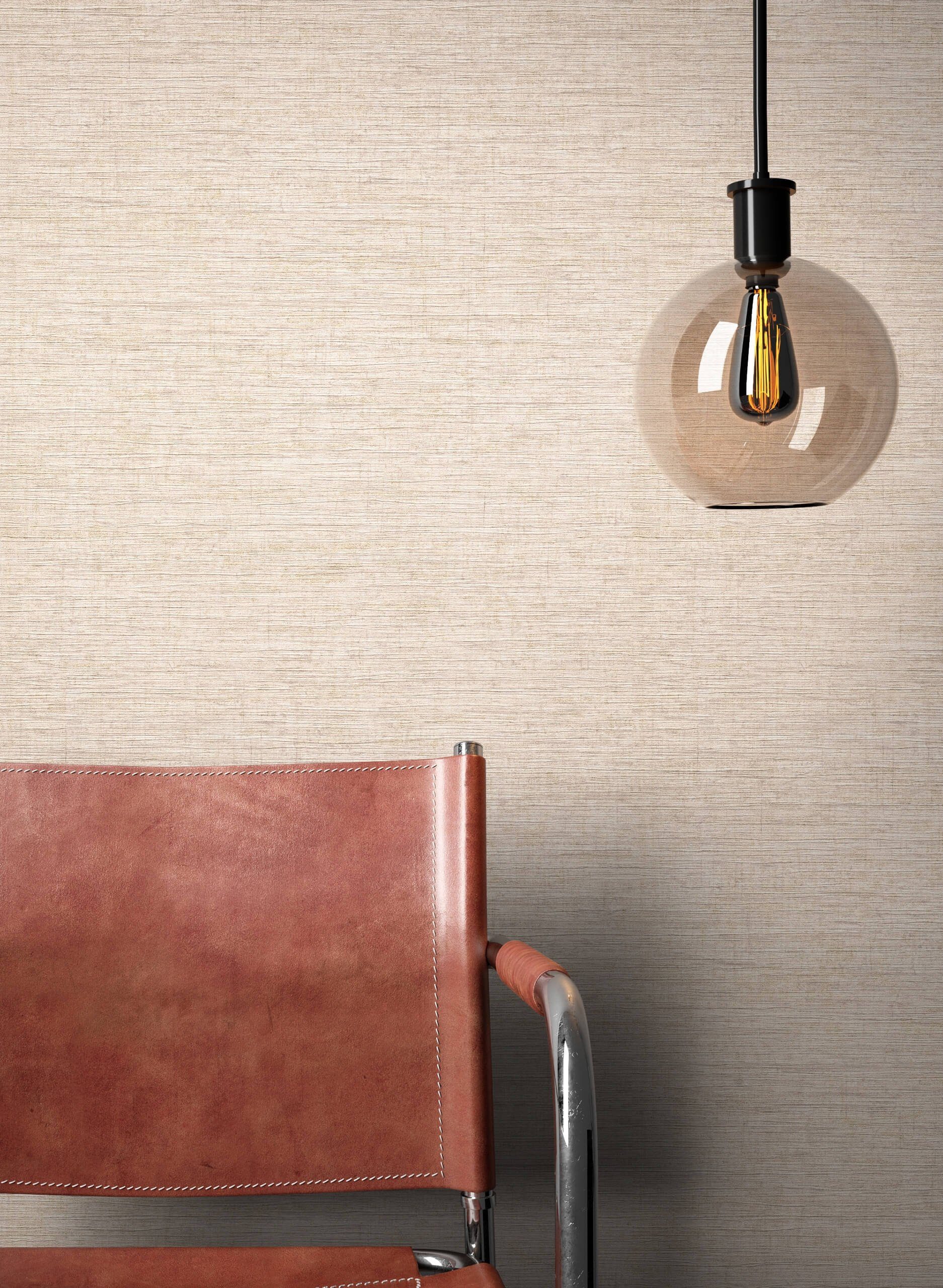 Newroom Vliestapete, Beige Tapete Uni Leicht günstig online kaufen