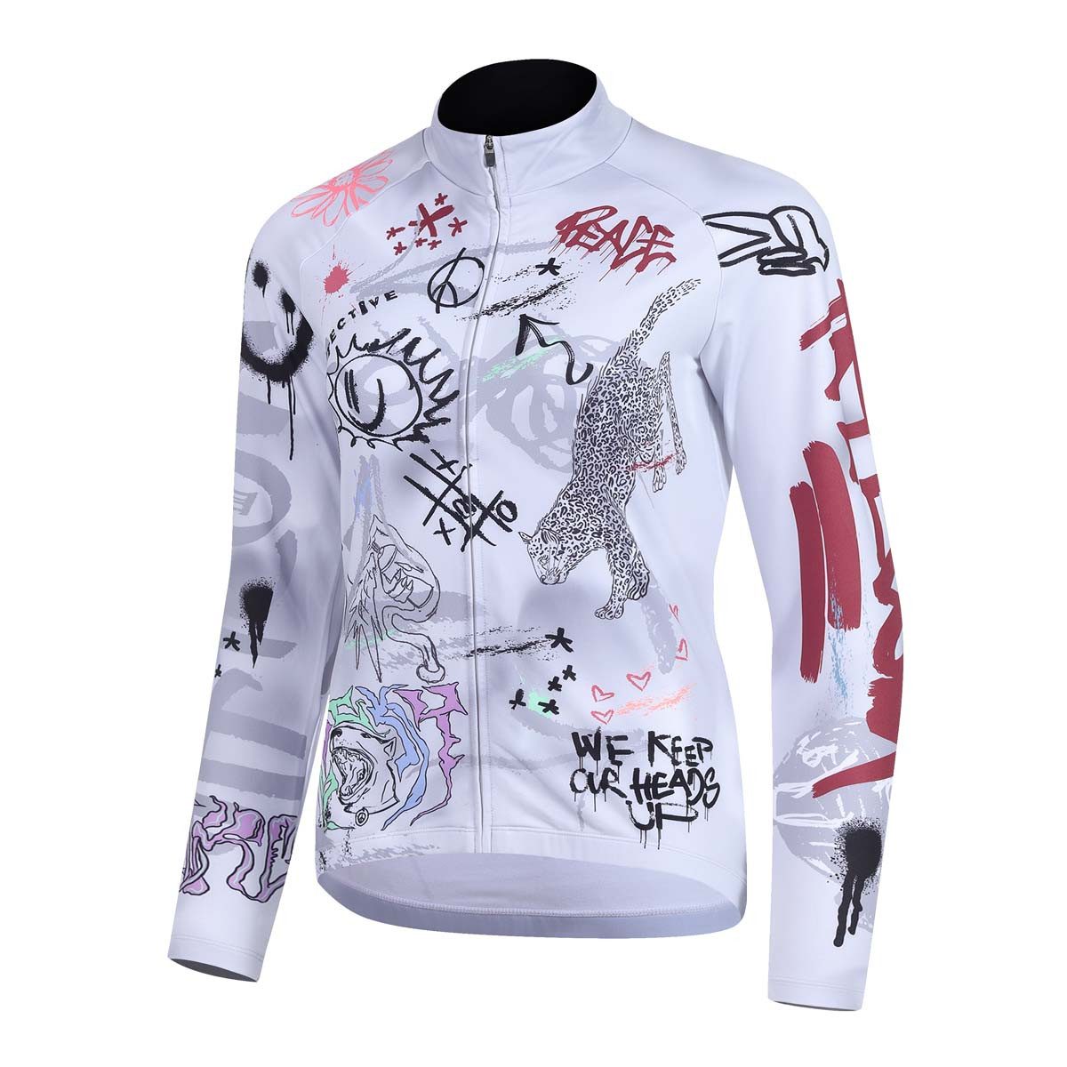 Radtrikot Langarmtrikot P-Paint