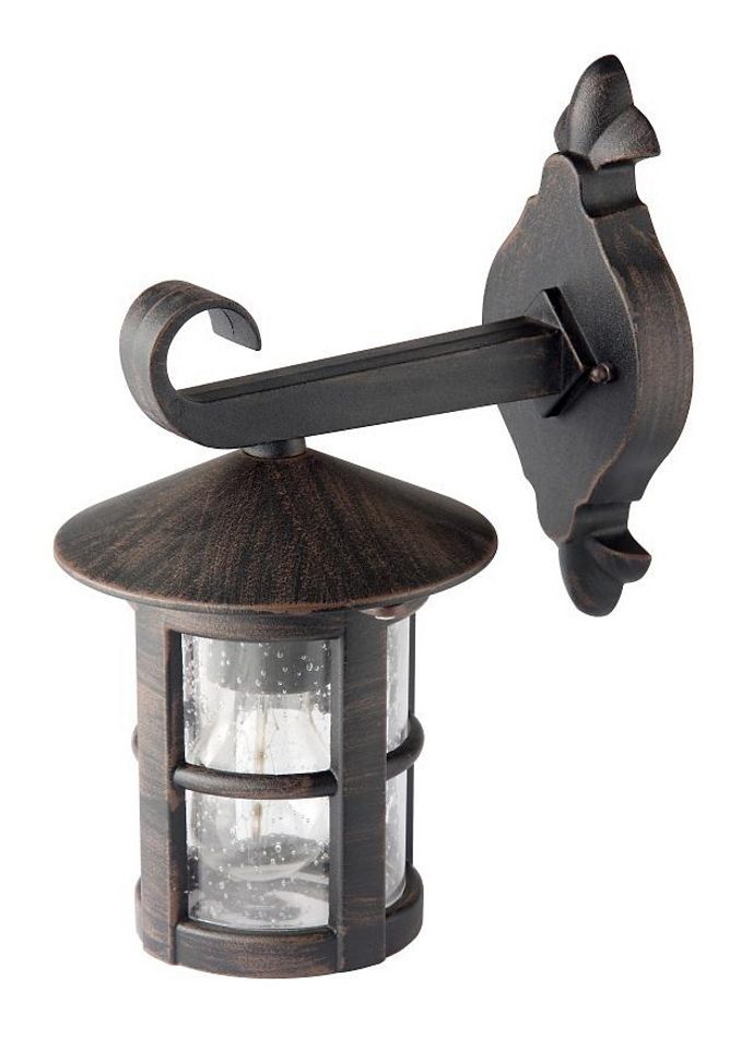 Brilliant Außen-Wandleuchte JORDY, ohne Leuchtmittel, 29cm Höhe, E27 max. 60W, LED geeignet, aus rostfreiem Edelstahl