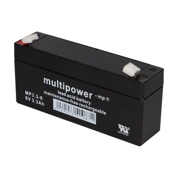 Multipower Multipower Blei-Akku MP3,3-6 Pb 6V / 3,3Ah Bleiakkus