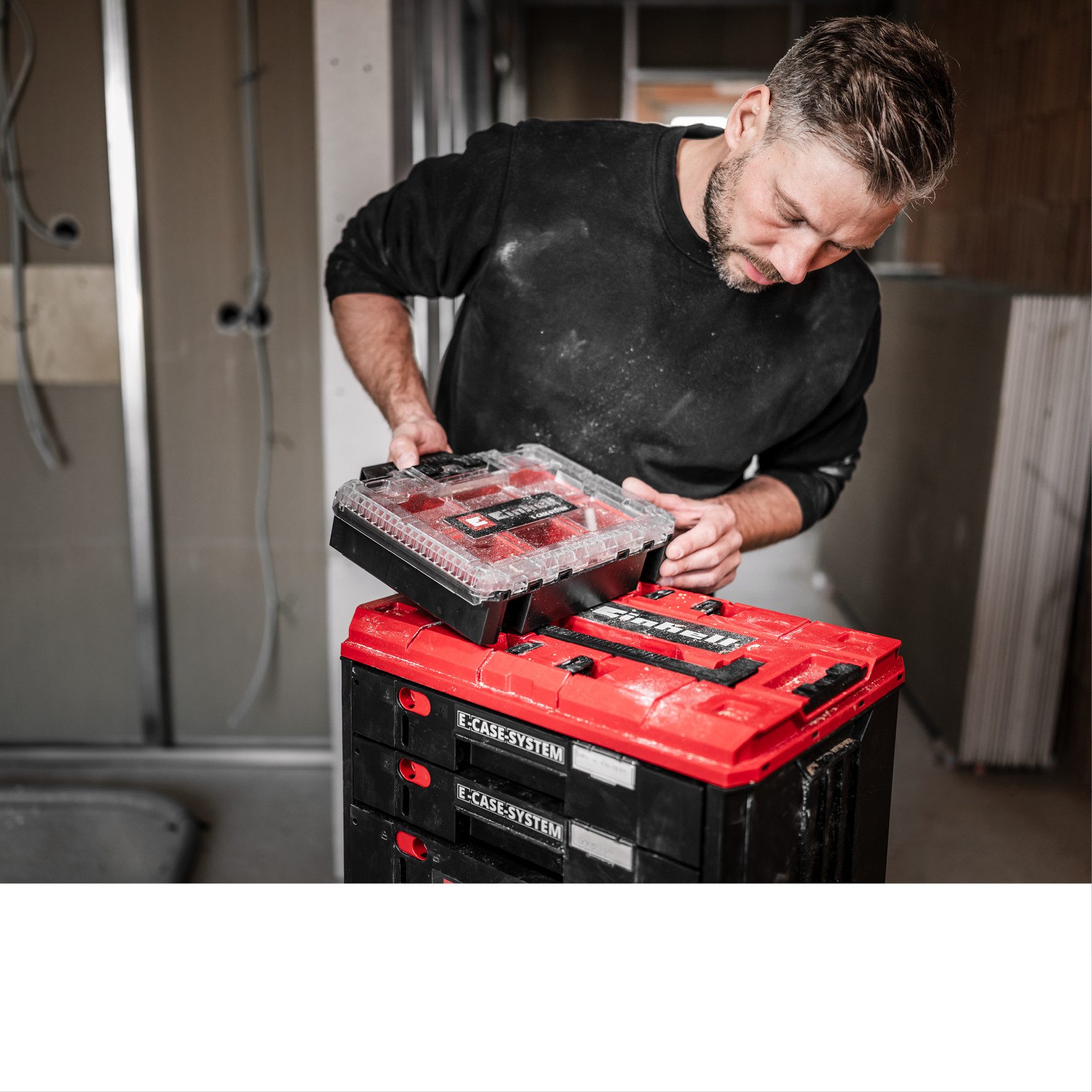 Einhell Werkzeugkoffer E-Case Schubladenkoffer-