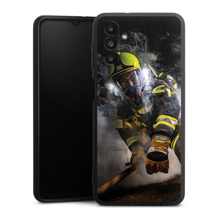 DeinDesign Handyhülle Feuerwehr Feuerwehrmann Feuer Smokediver Samsung Galaxy A13 5G Silikon Hülle Premium Case Handy Schutzhülle