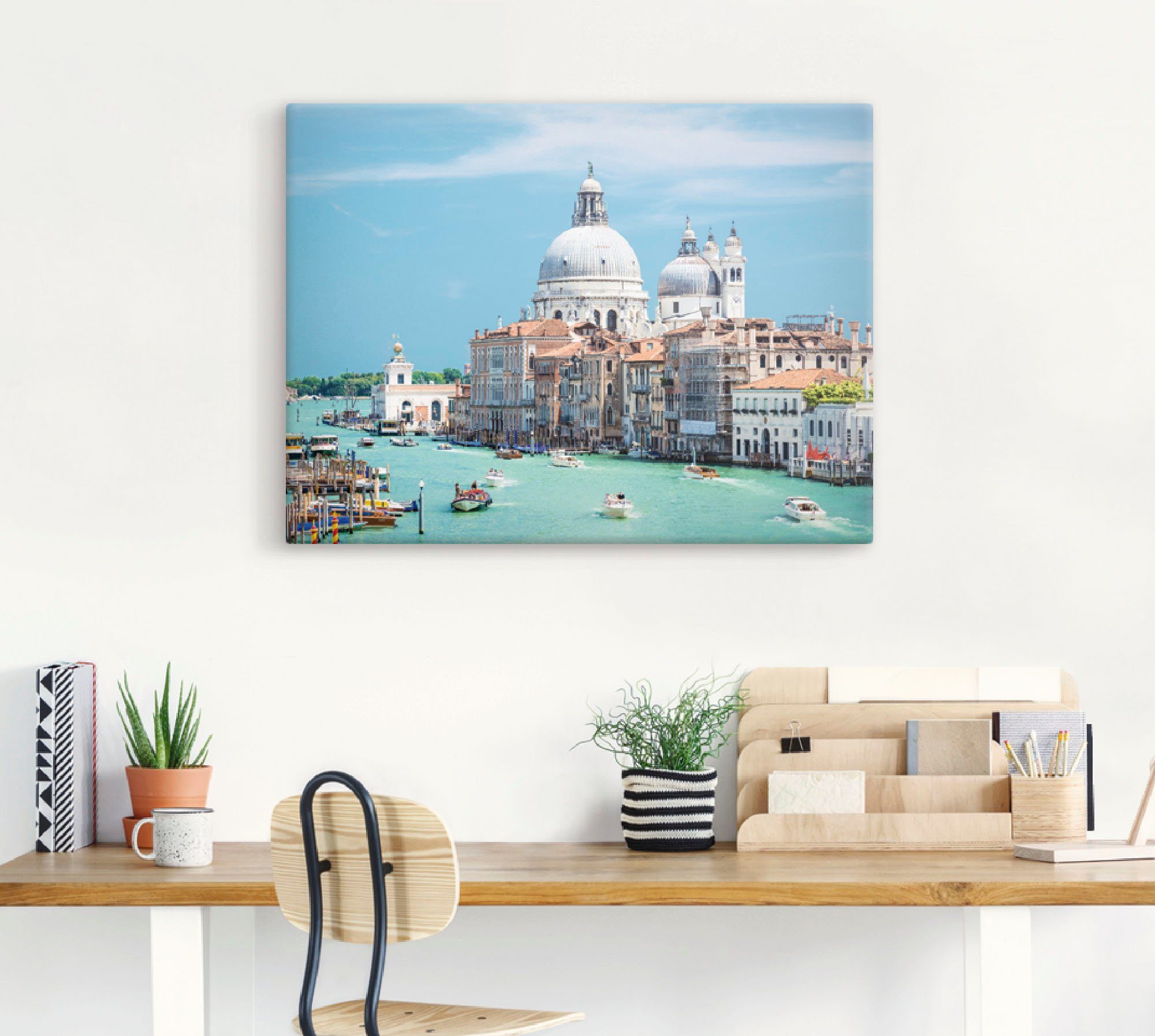 Artland Wandbild (1 in Poster St), Venedig, Italien Alubild, versch. als Leinwandbild, Größen Wandaufkleber oder