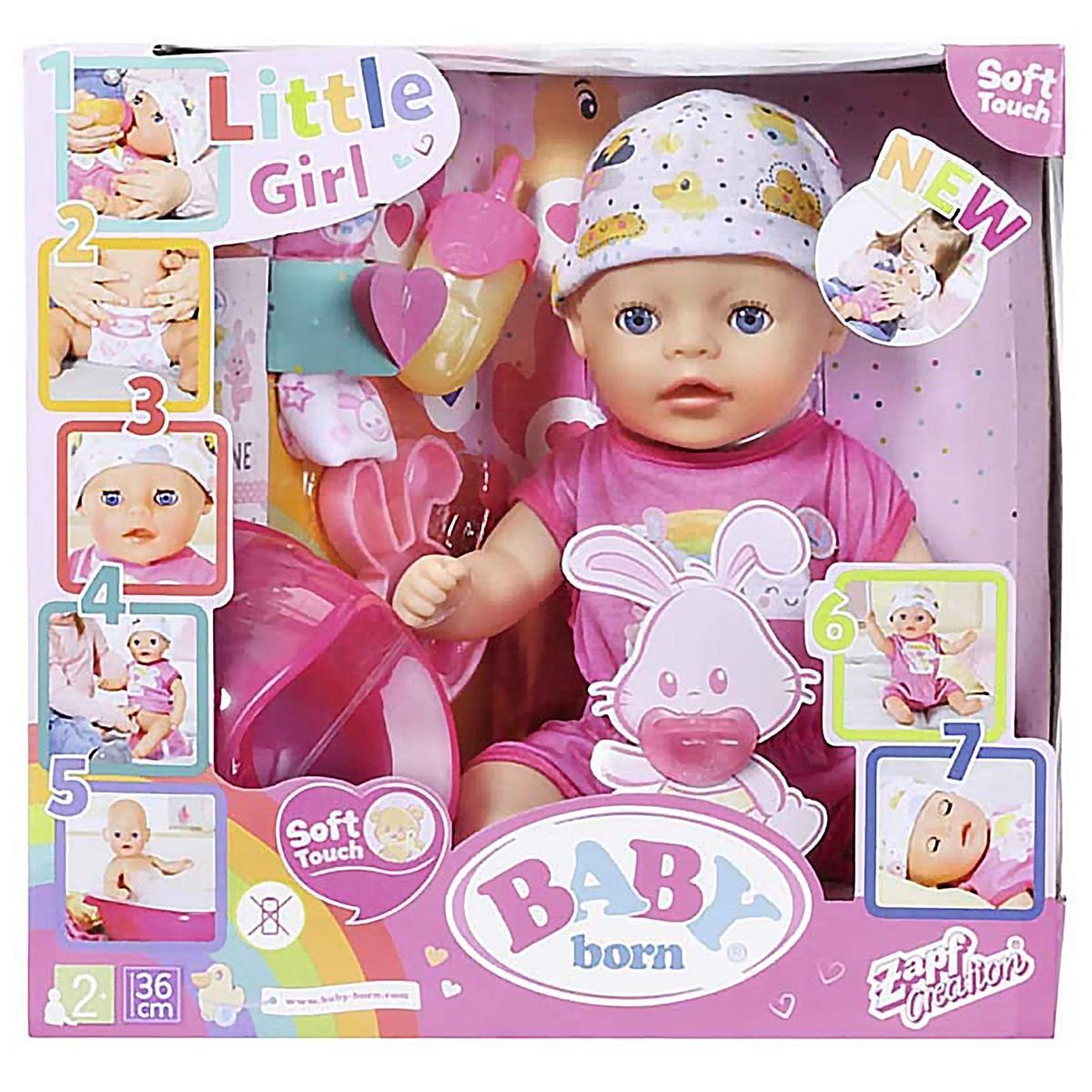 Zapf Creation® Babypuppe »Zapf 827321 - BABY Born - Soft Touch Little ...