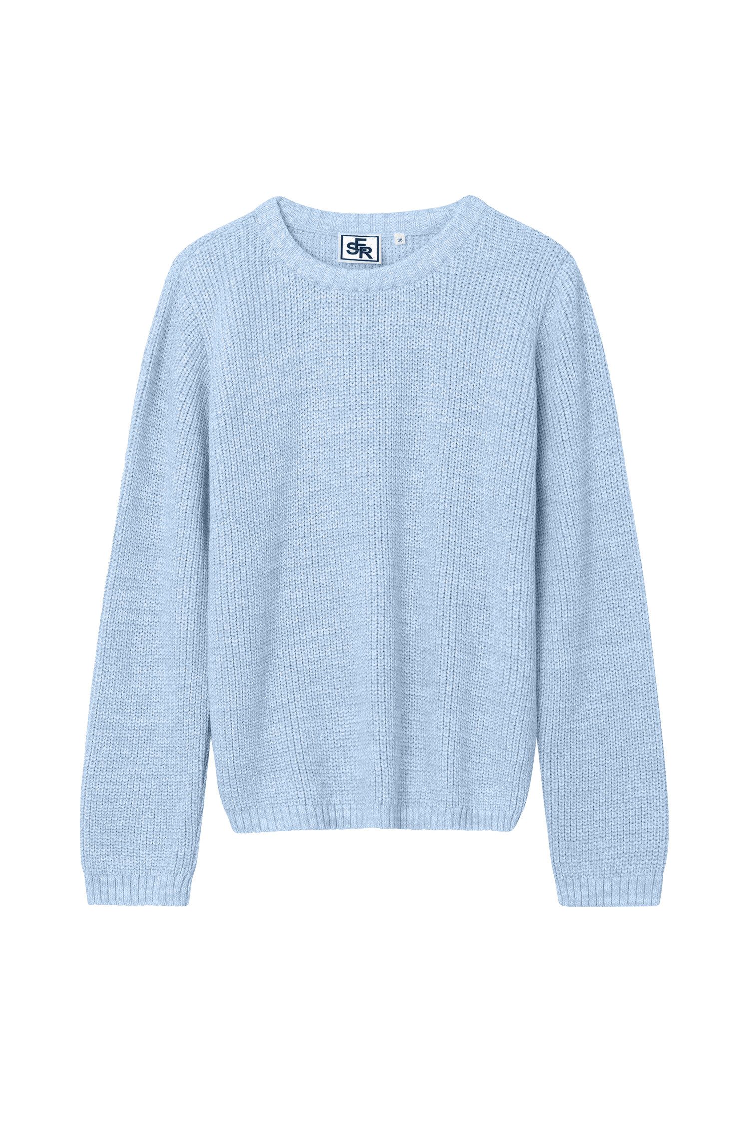SER Rundhalspullover Pullover Melange W8260210 auch in großen Größen
