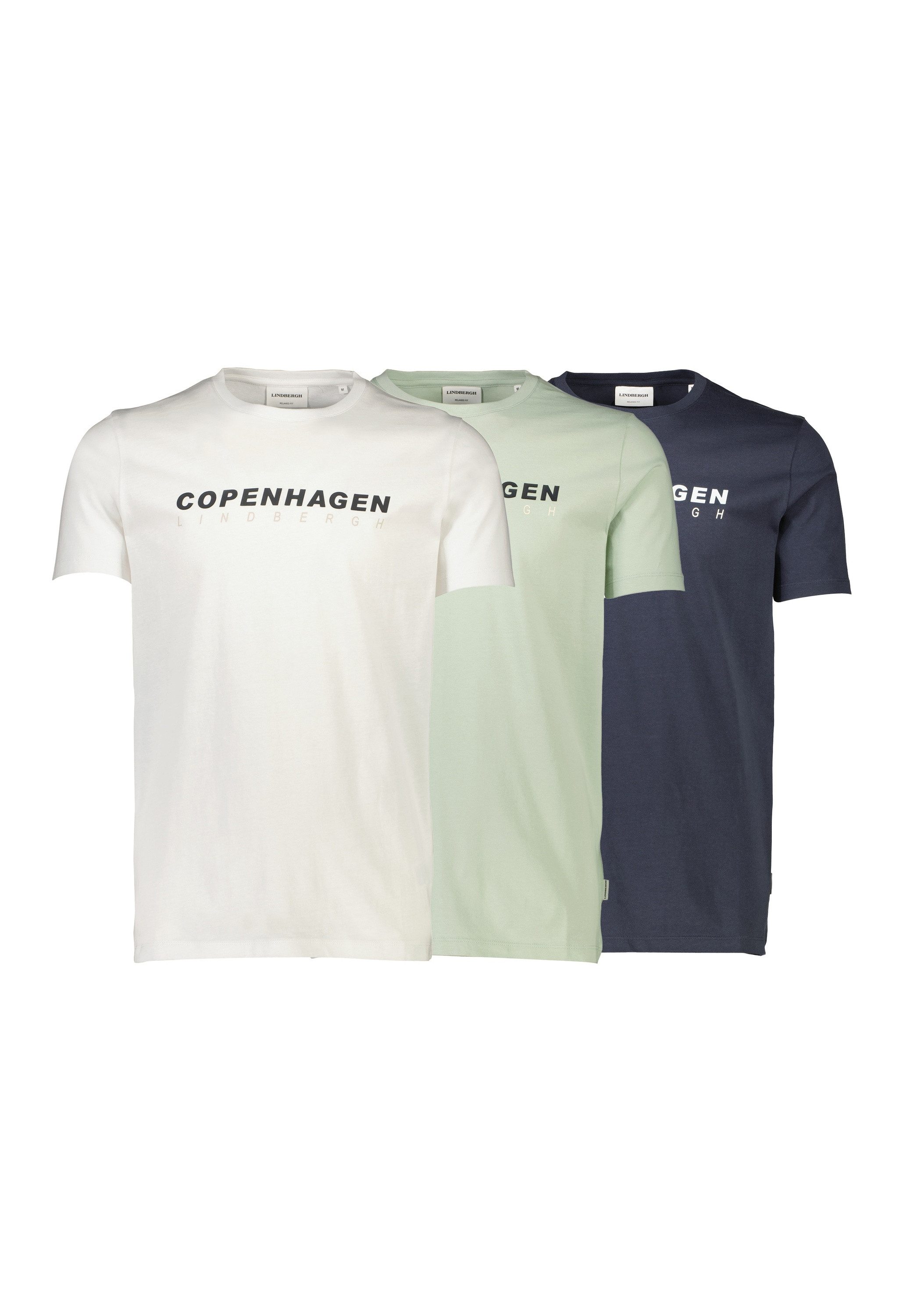 LINDBERGH Kurzarmshirt T-Shirt (Kurzarm) Relaxed Fit
