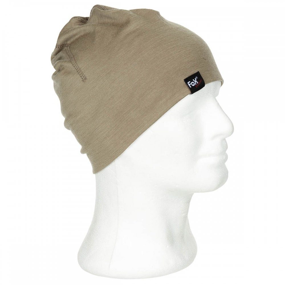 FoxOutdoor Beanie Fox Outdoor Beanie Merino Lite coyote tan günstig online kaufen